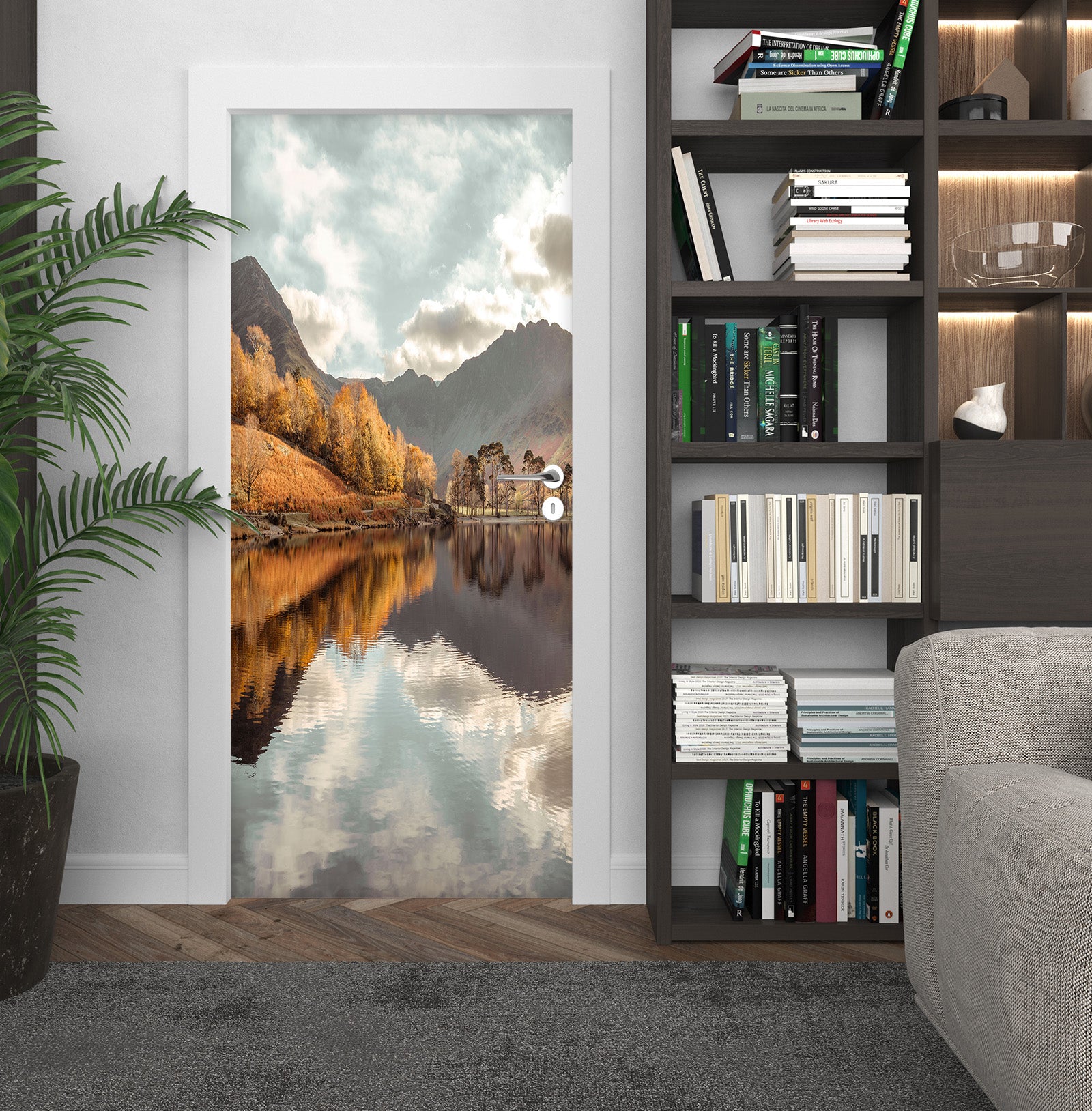 3D Landscape 10217 Assaf Frank Door Mural