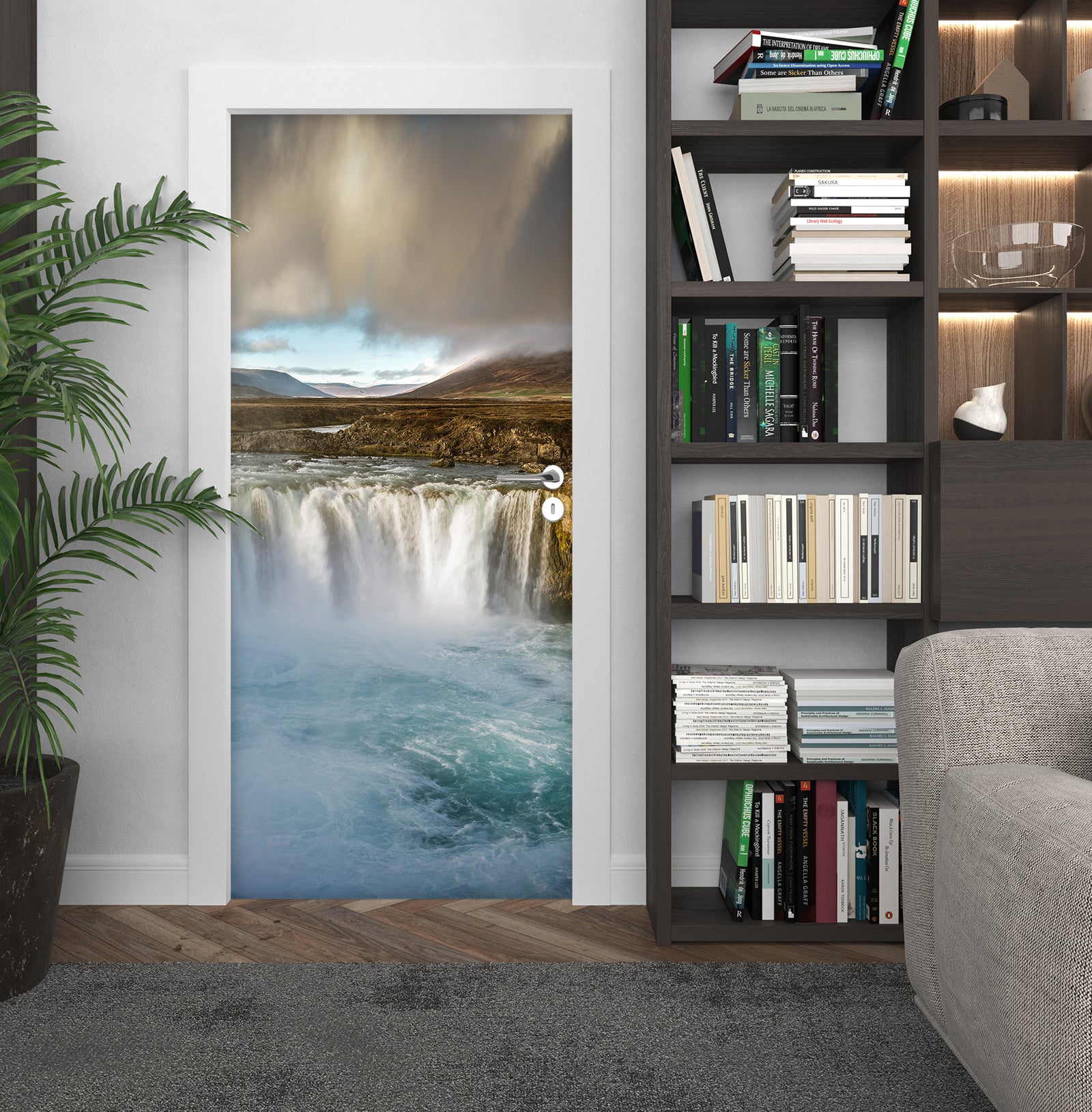 3D Great Waterfall 11580 Marco Carmassi Door Mural