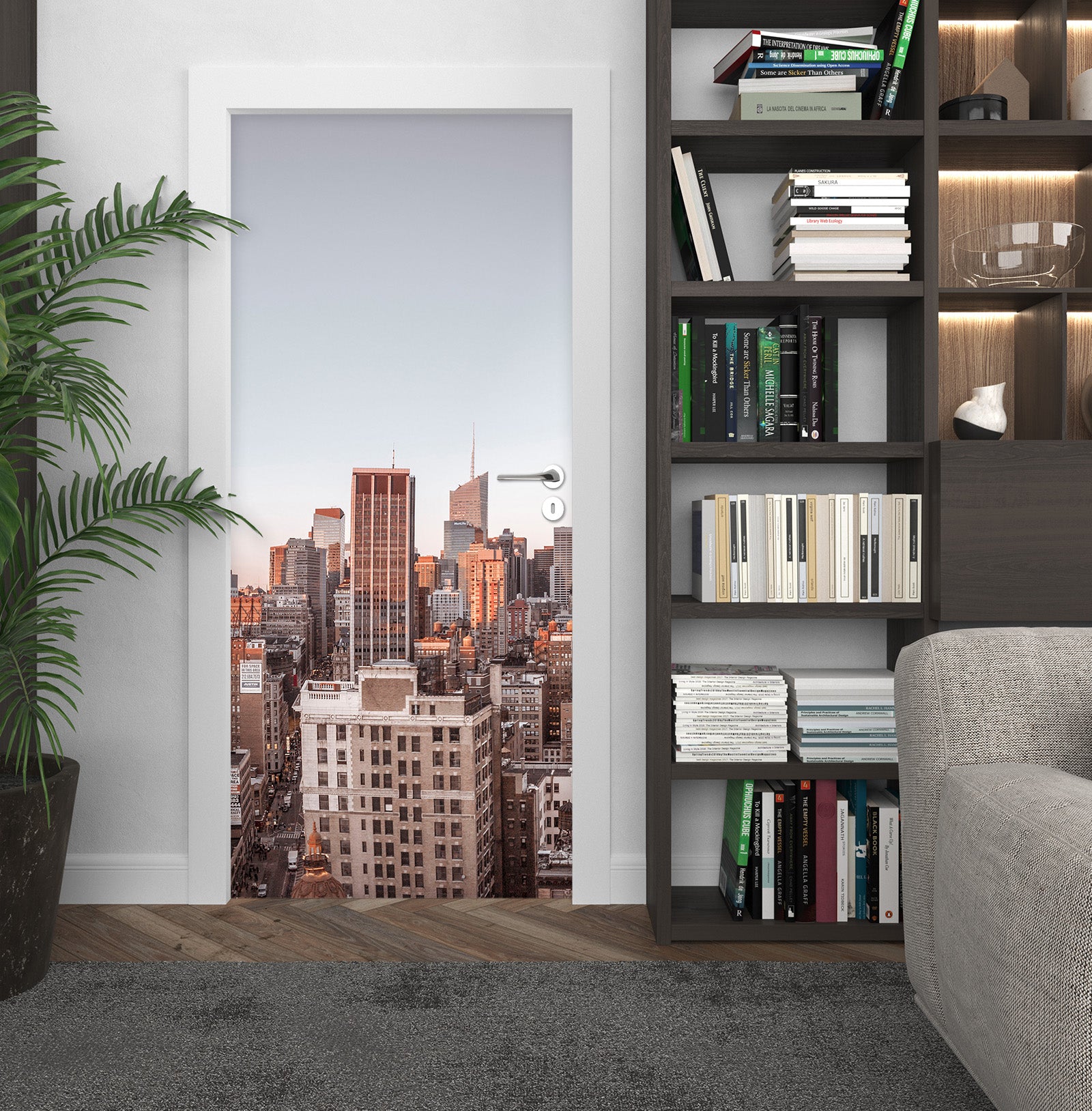 3D High-Rise Building 101149 Assaf Frank Door Mural