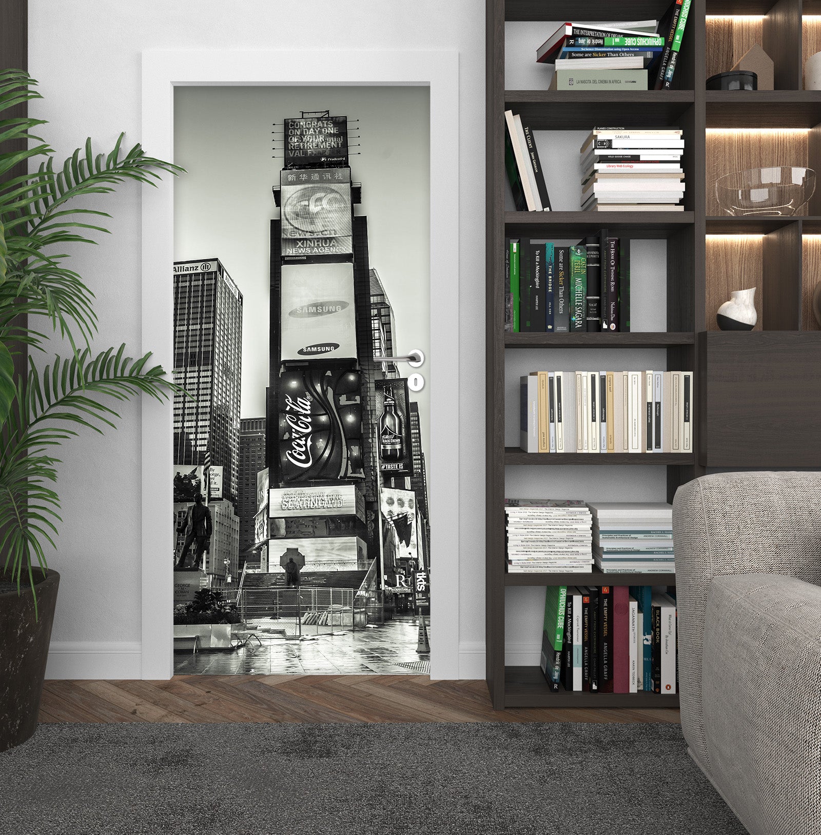 3D New York City Building 101140 Assaf Frank Door Mural