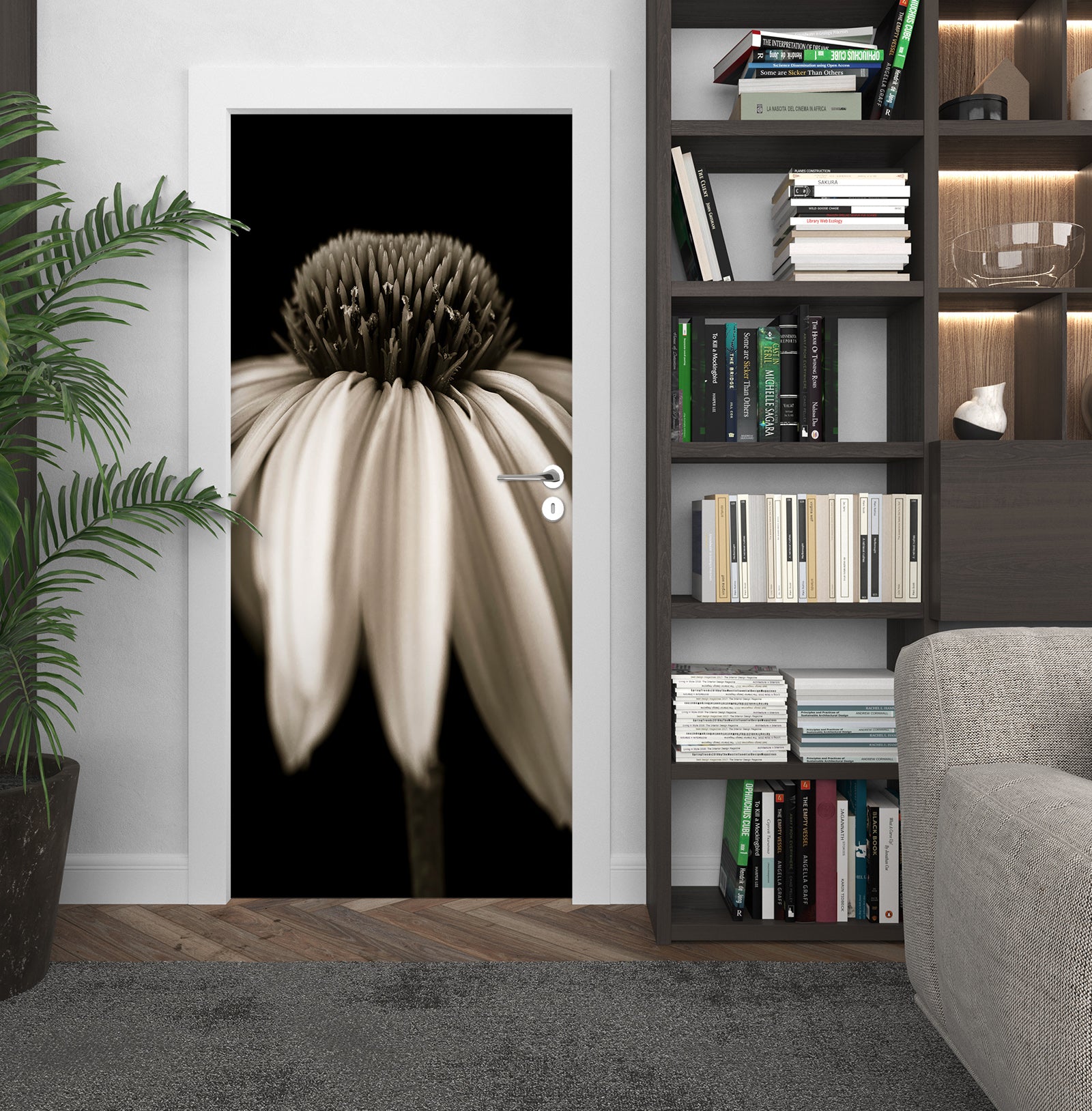 3D Artistic Petal 5012 Assaf Frank Door Mural