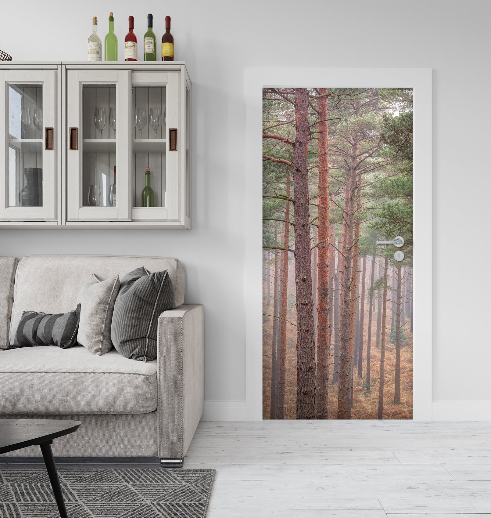 3D Forest Trunk 106148 Assaf Frank Door Mural