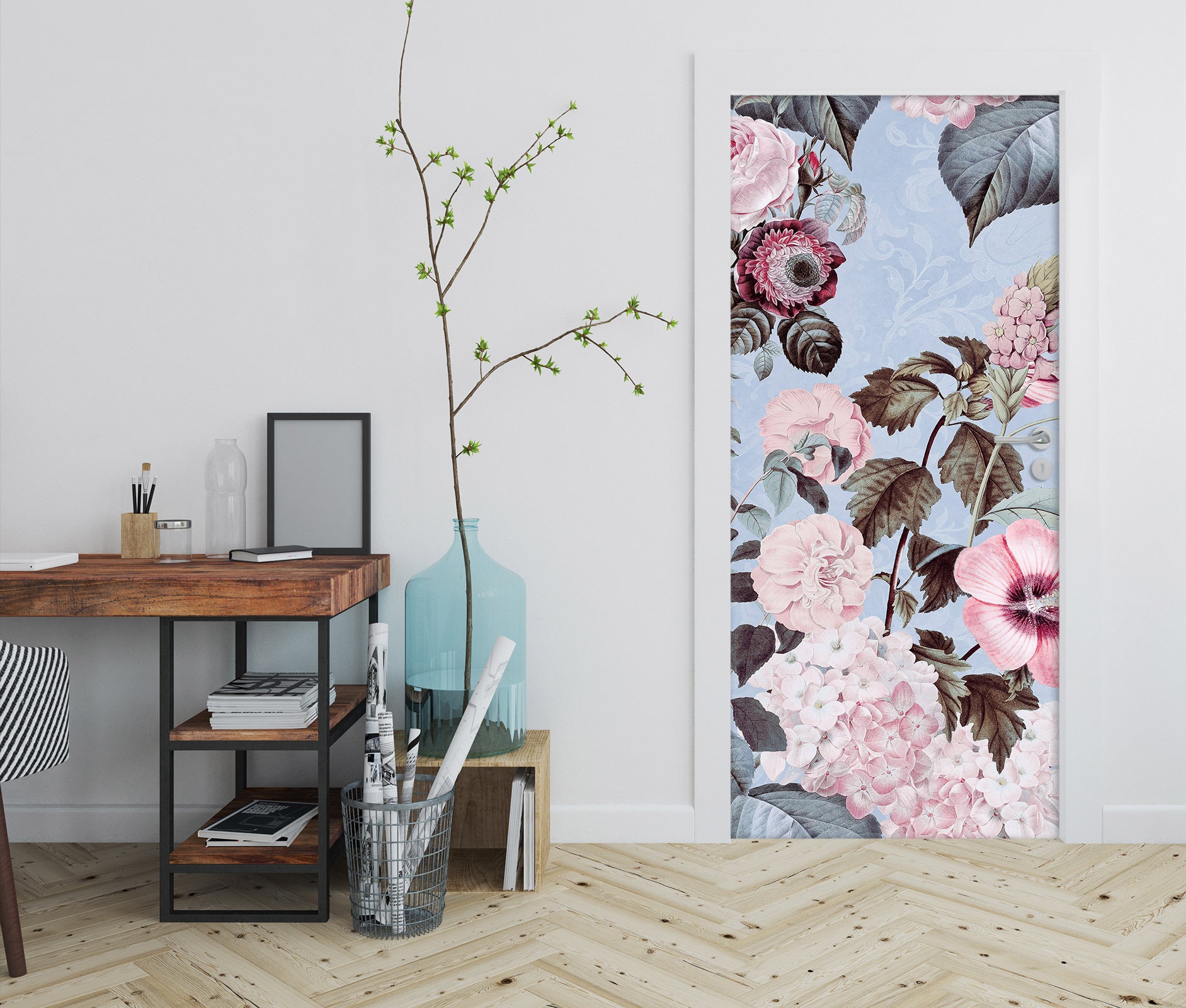 3D Flowers 118137 Andrea Haase Door Mural