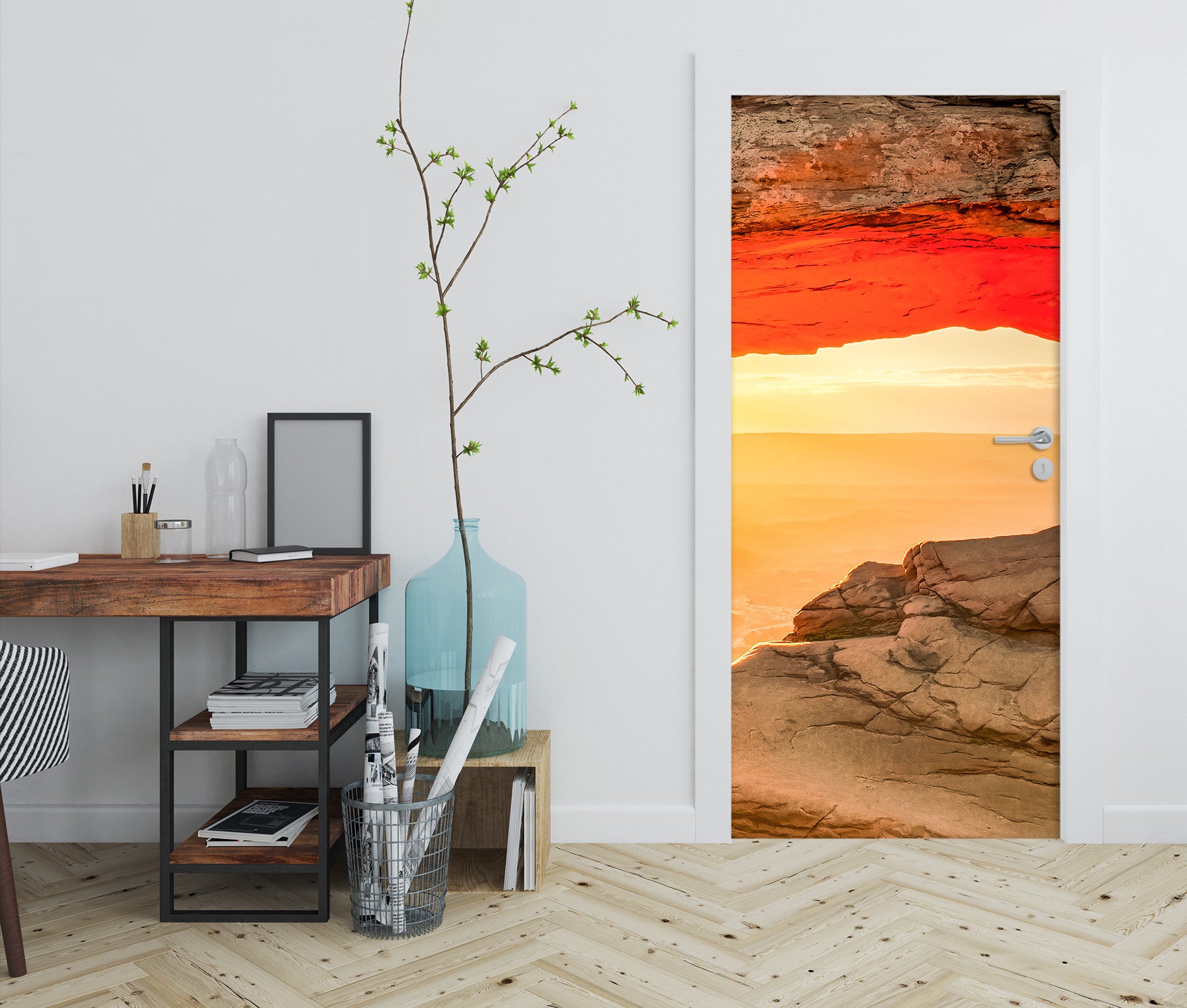 3D Rock Pattern 107211 Beth Sheridan Door Mural