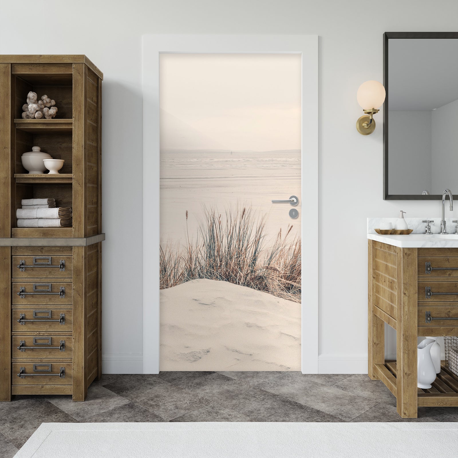 3D Beach Grass 10261 Assaf Frank Door Mural