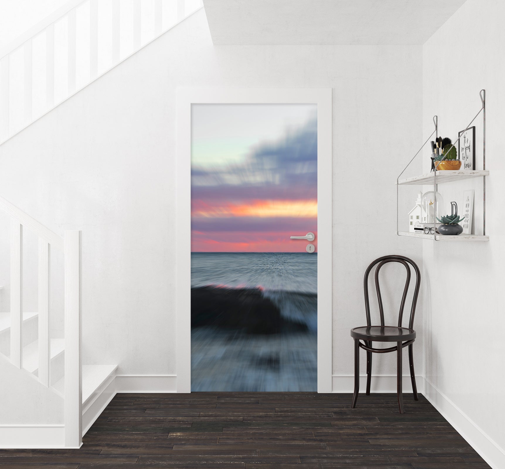 3D Sunset Ocean 11607 Marco Carmassi Door Mural