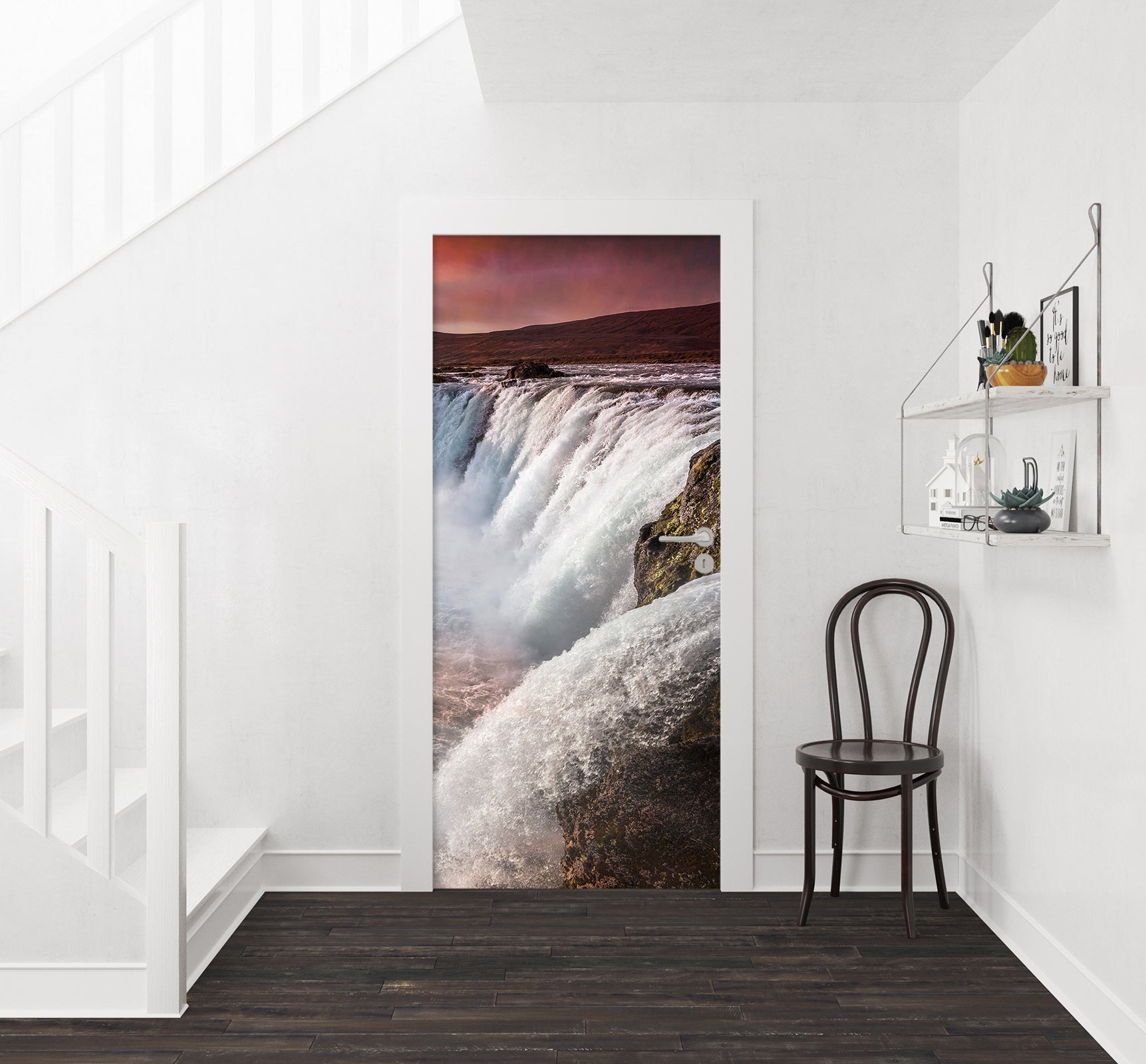 3D Waterfall 11523 Marco Carmassi Door Mural