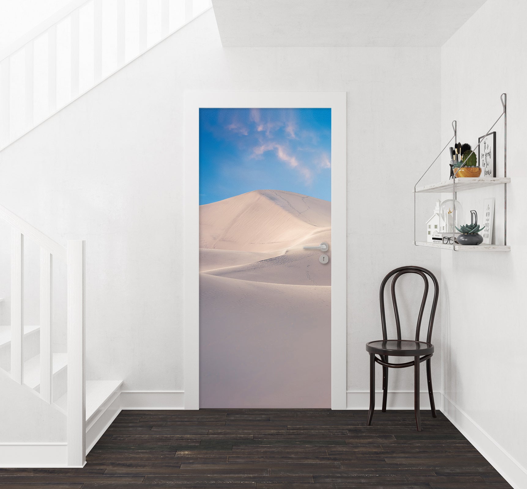 3D White Desert 122148 Marco Carmassi Door Mural