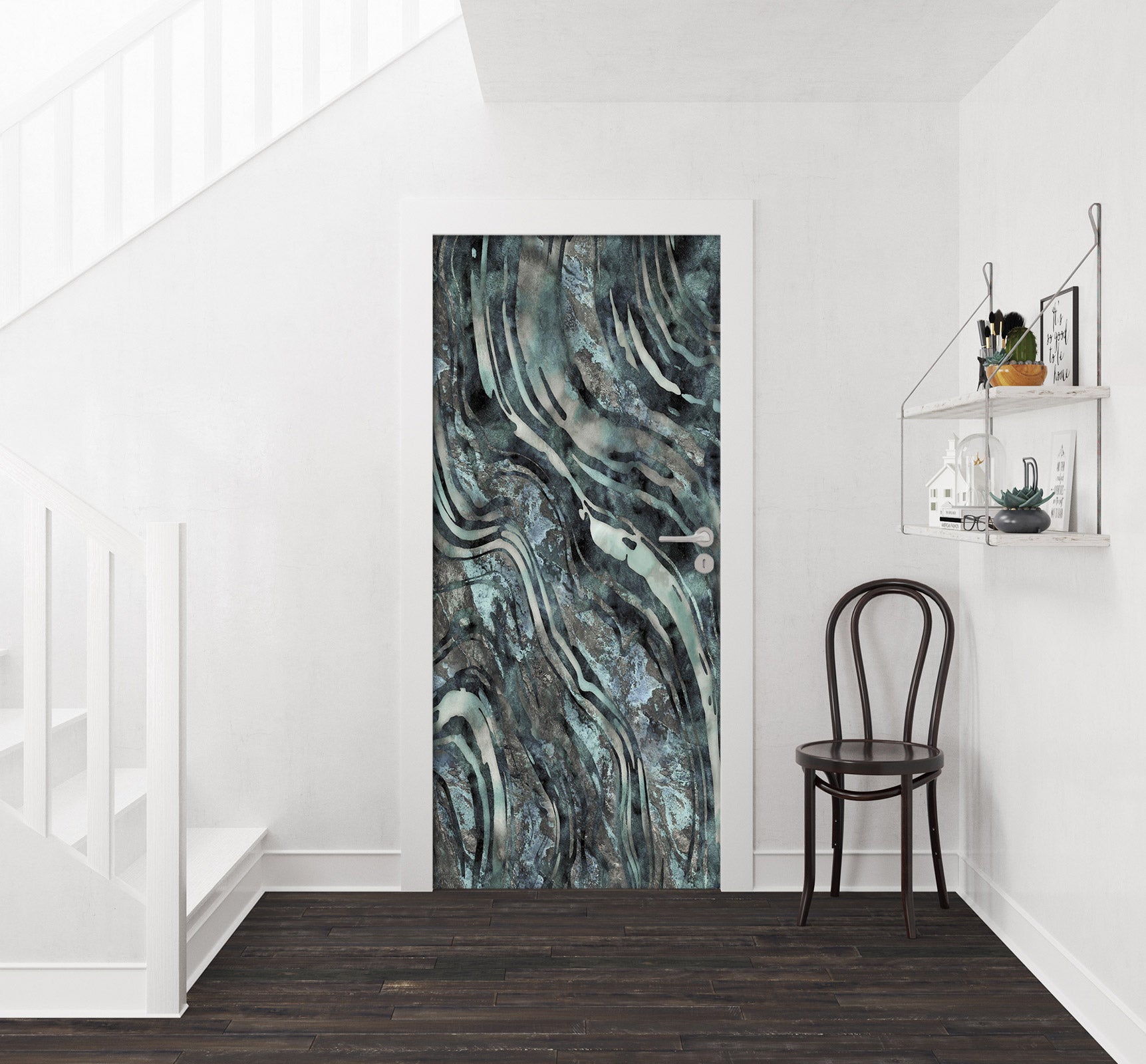 3D Stripes Pattern Texture 10297 Andrea Haase Door Mural