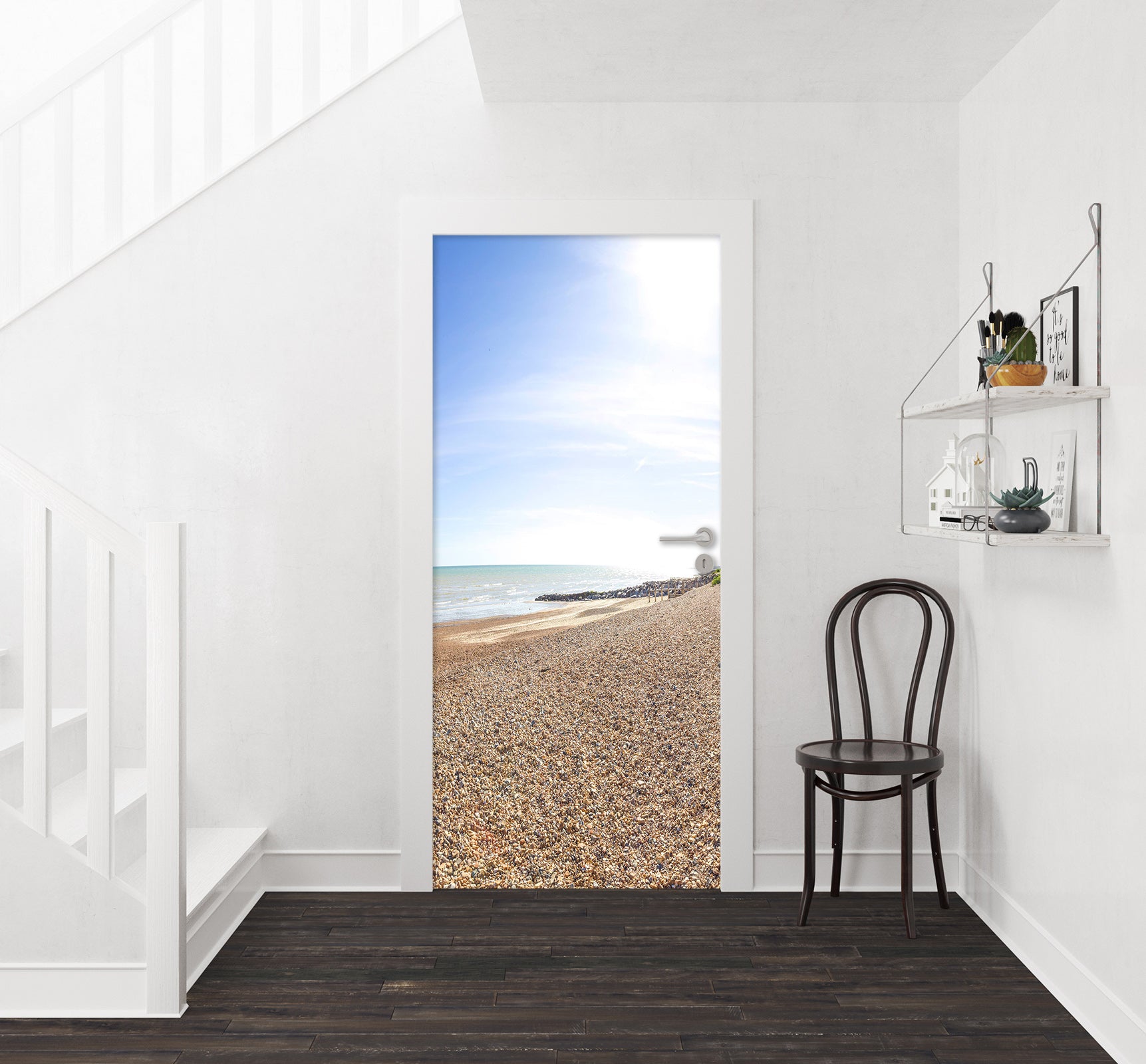 3D Seaside Beach 10647 Assaf Frank Door Mural