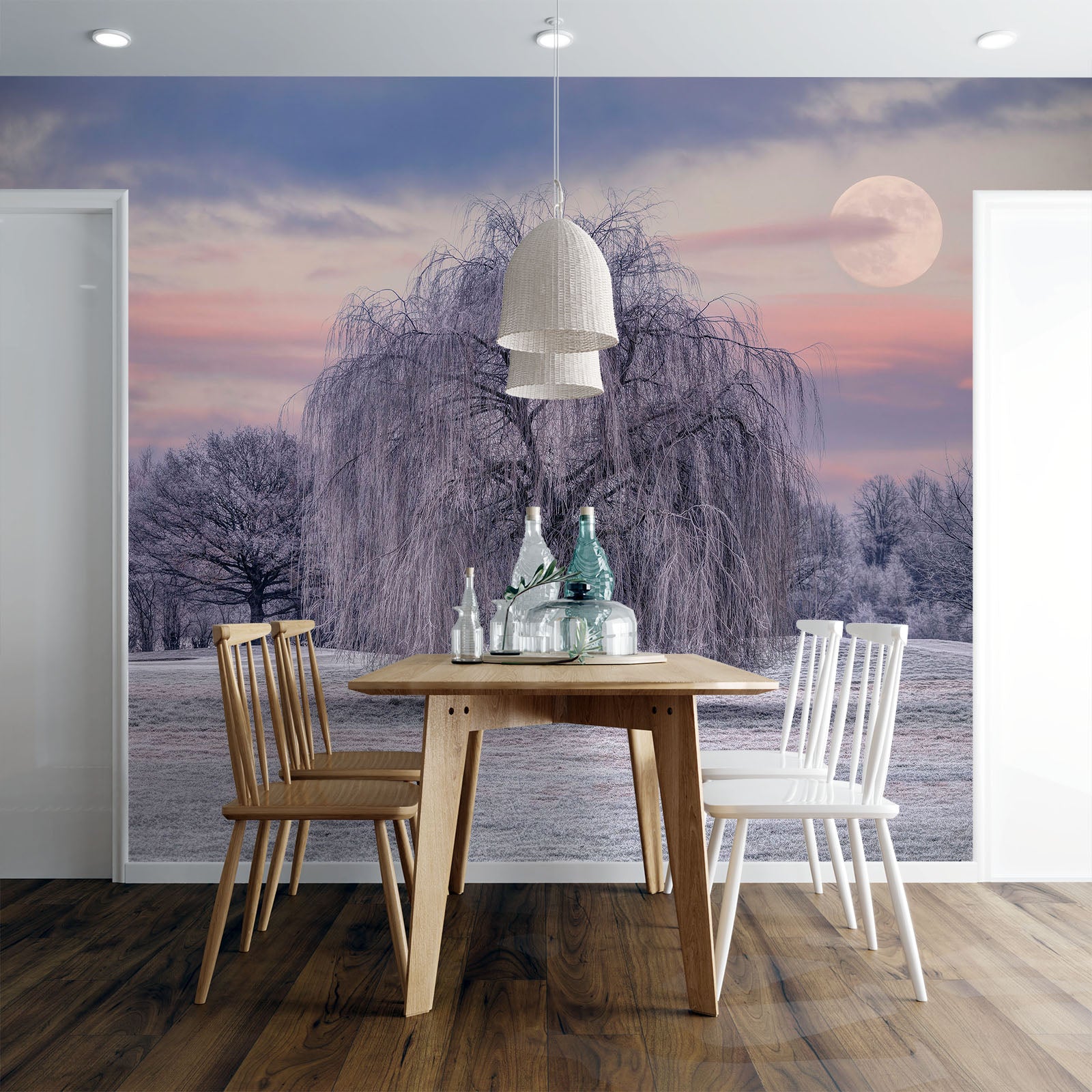 3D Winter Tree 6113 Assaf Frank Wall Mural Wall Murals