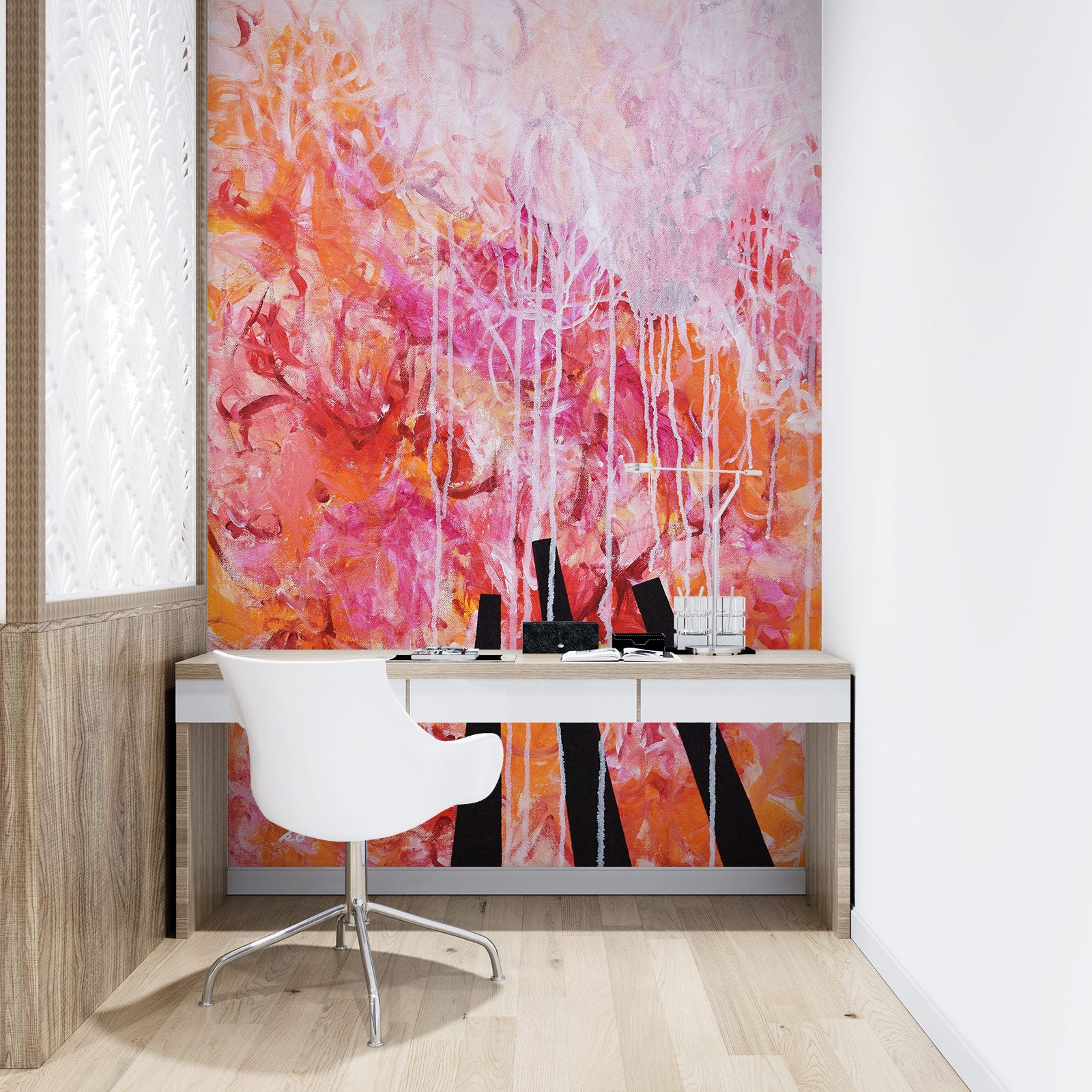 3D Pink Pattern 12169 Misako Chida Wall Mural Wall Murals