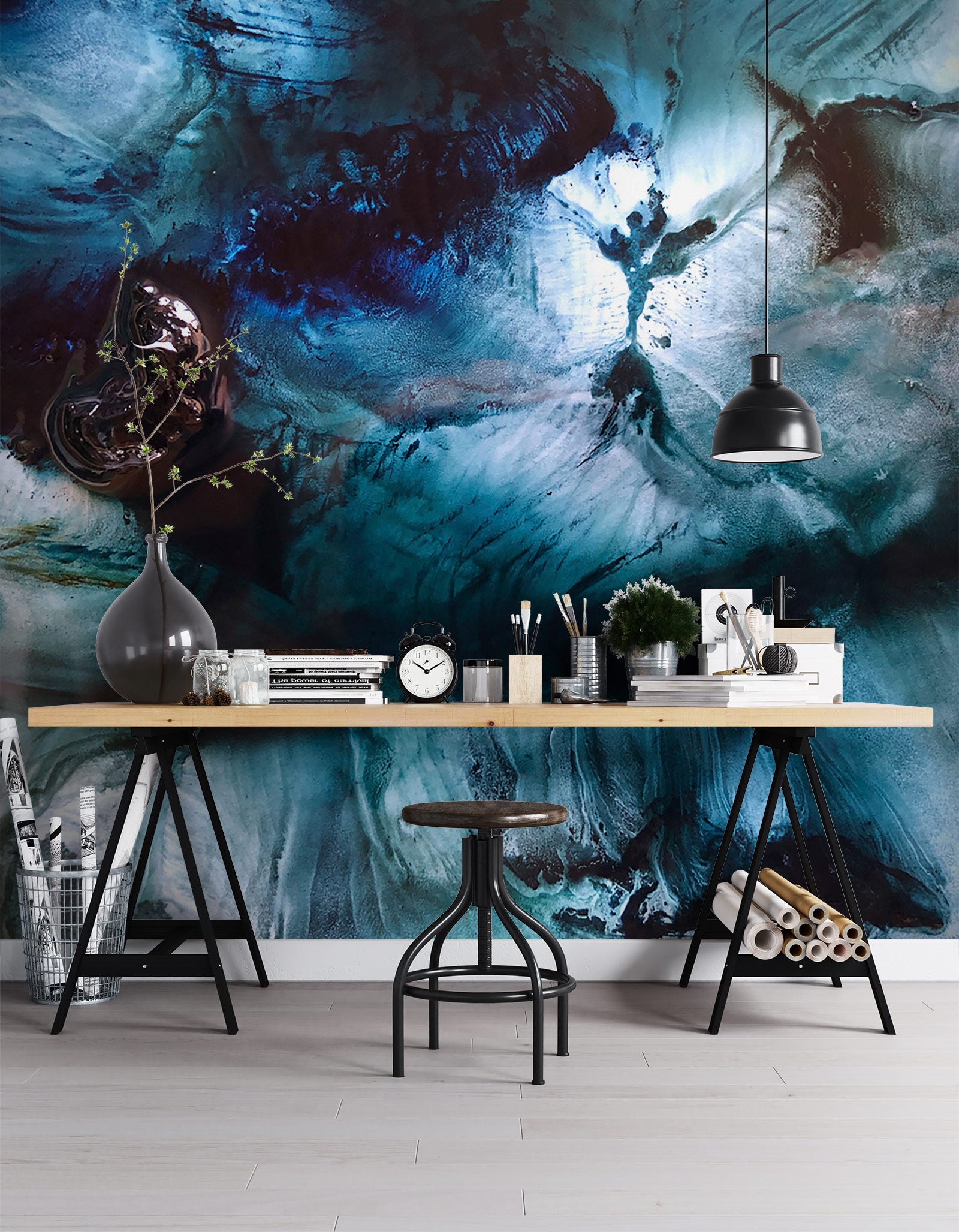 3D Dark Texture 129 Skromova Marina Wall Mural Wall Murals