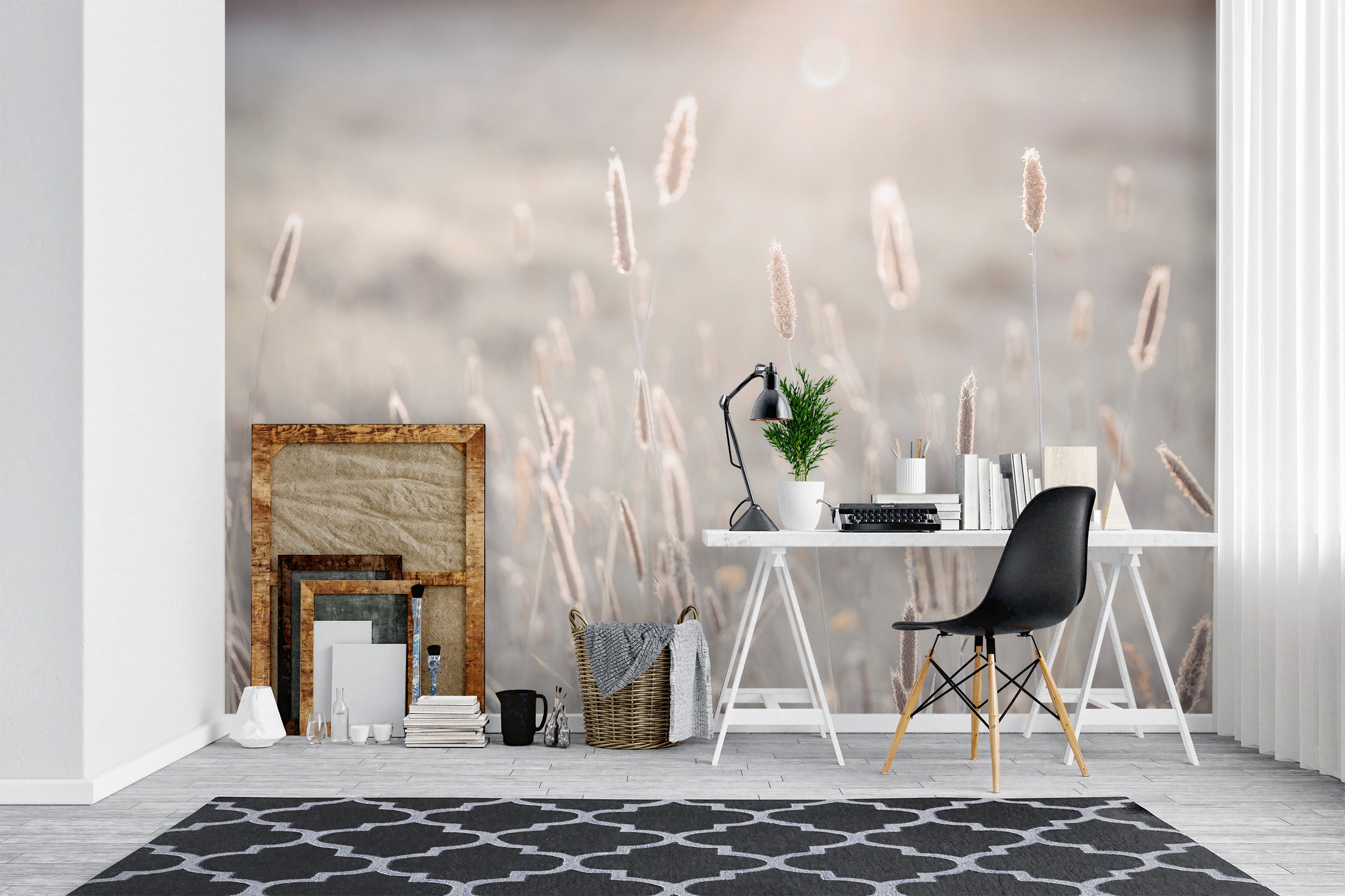 3D Sunshine Weeds 6134 Assaf Frank Wall Mural Wall Murals