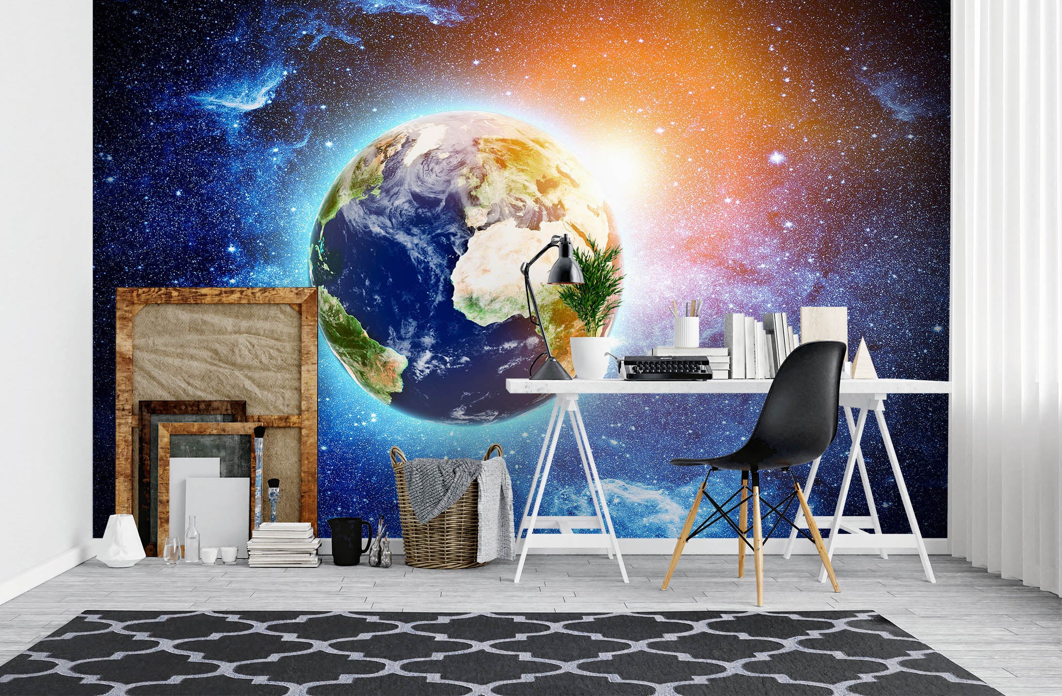 3D Earth Planet 1107 Wall Murals