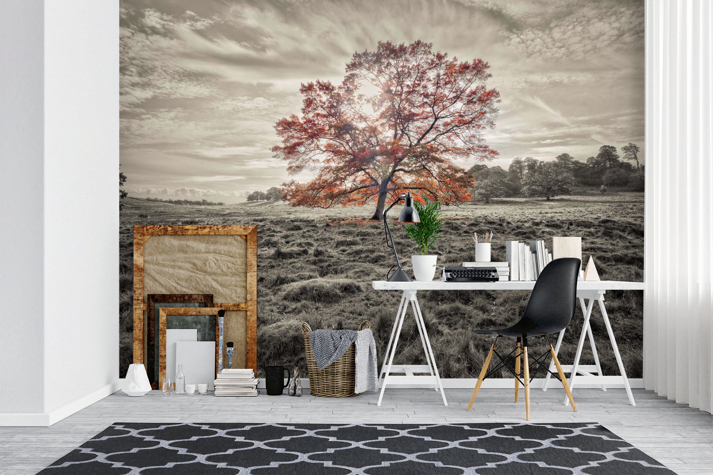 3D Lawn Tree 051 Assaf Frank Wall Mural Wall Murals