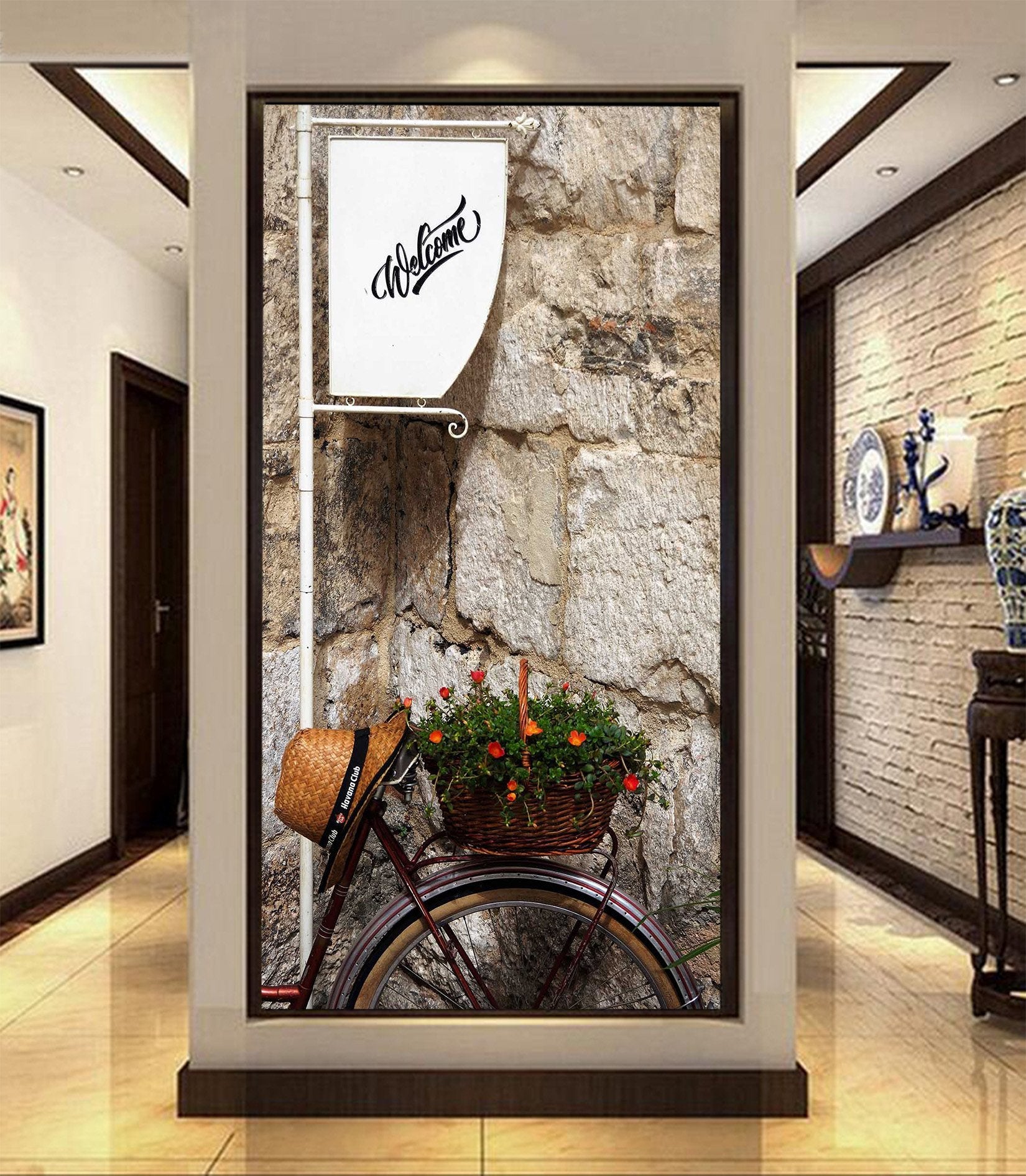 3D Bicycle WG357 Wall Murals Wallpaper AJ Wallpaper 