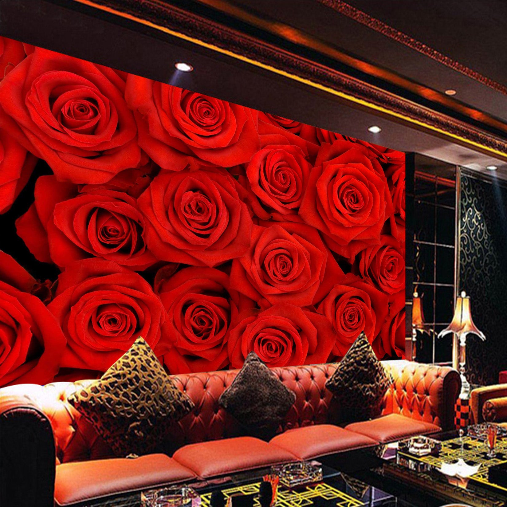 3D Red Rose 1007 Wall Murals