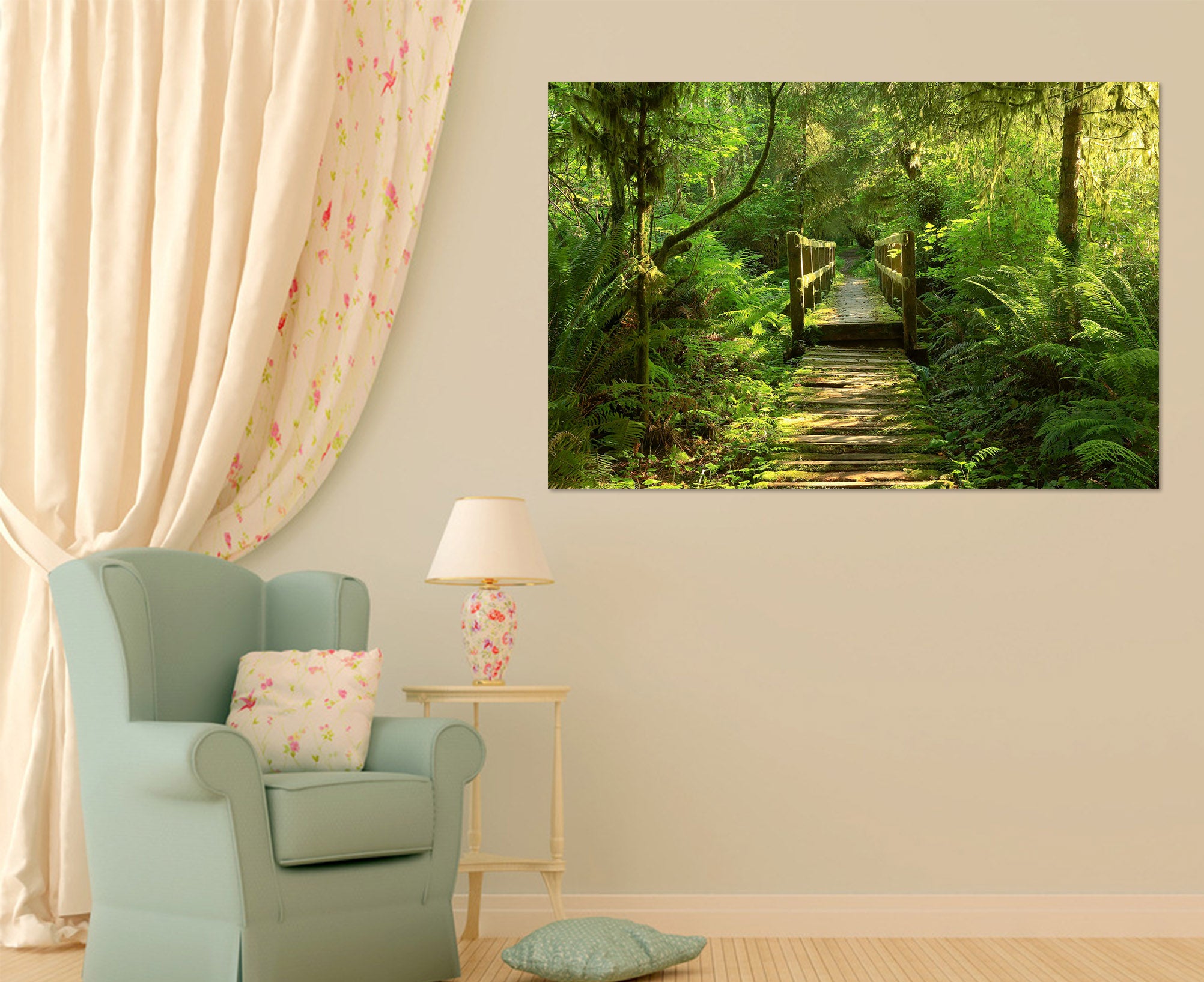 3D Serene Path 033 Kathy Barefield Wall Sticker