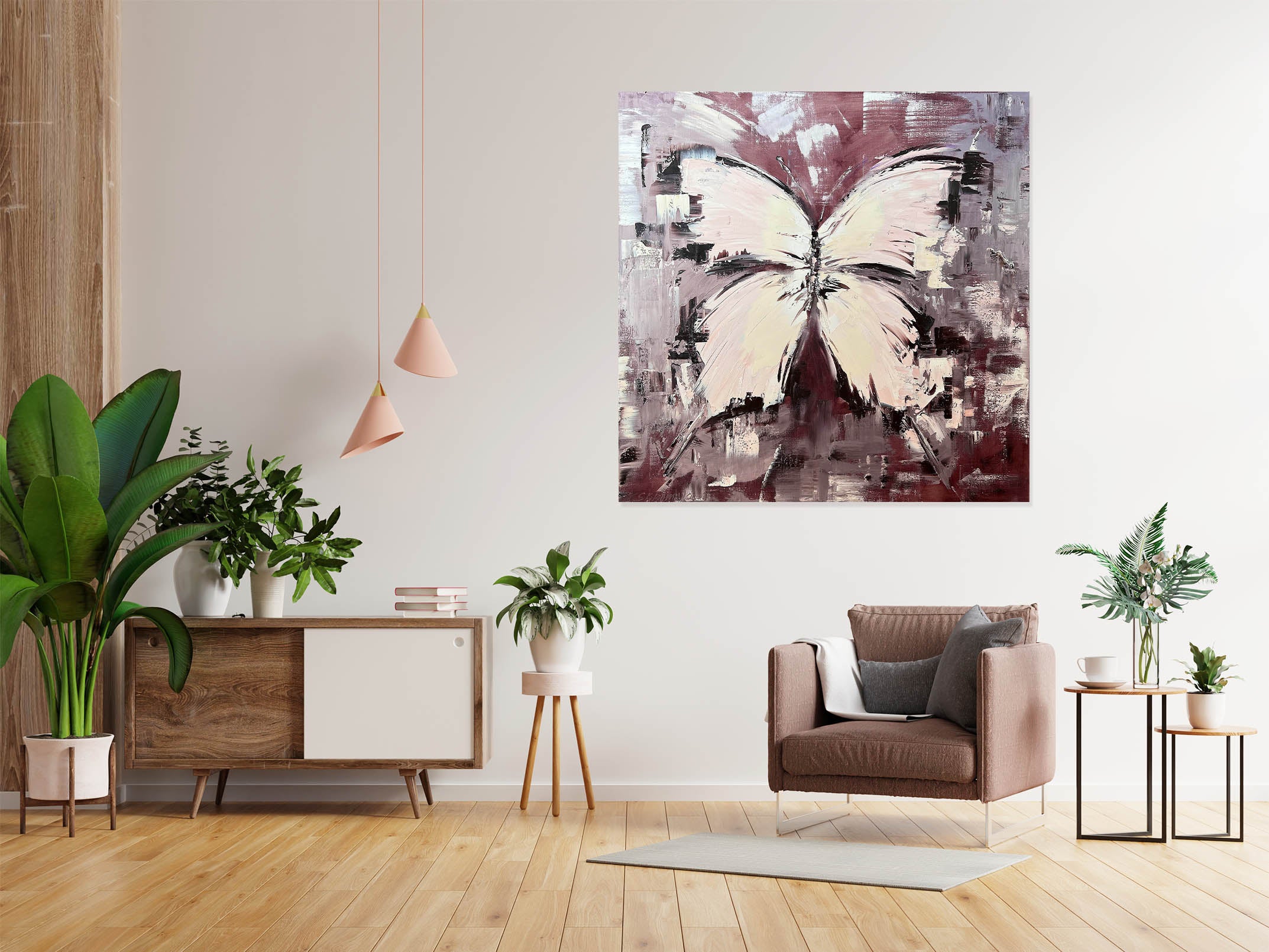 3D Painted Butterfly 456 Skromova Marina Wall Sticker