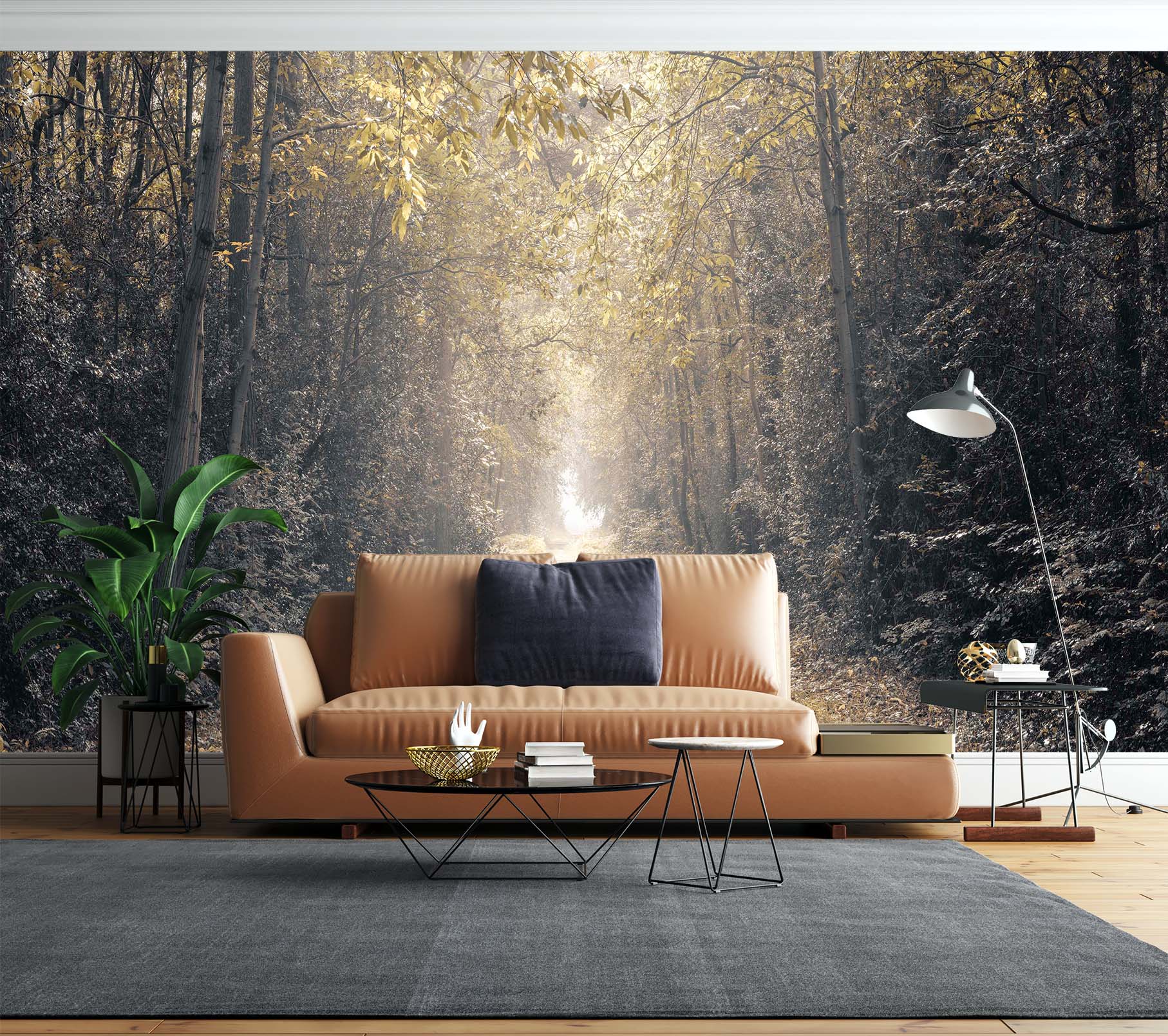 3D Forest Branches 6189 Assaf Frank Wall Mural Wall Murals