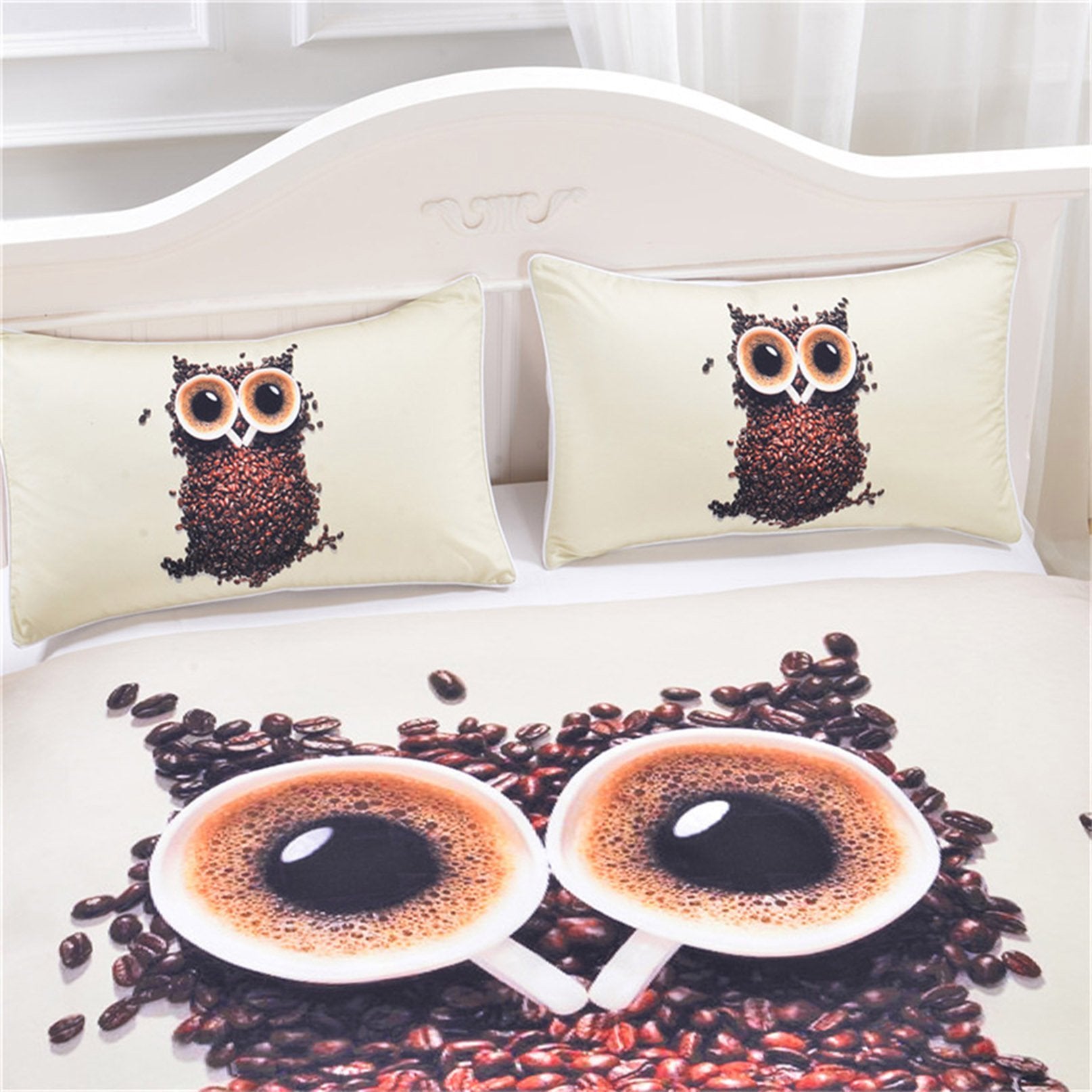 3D Seeds Owl 112 Bed Pillowcases Quilt Wallpaper AJ Wallpaper 