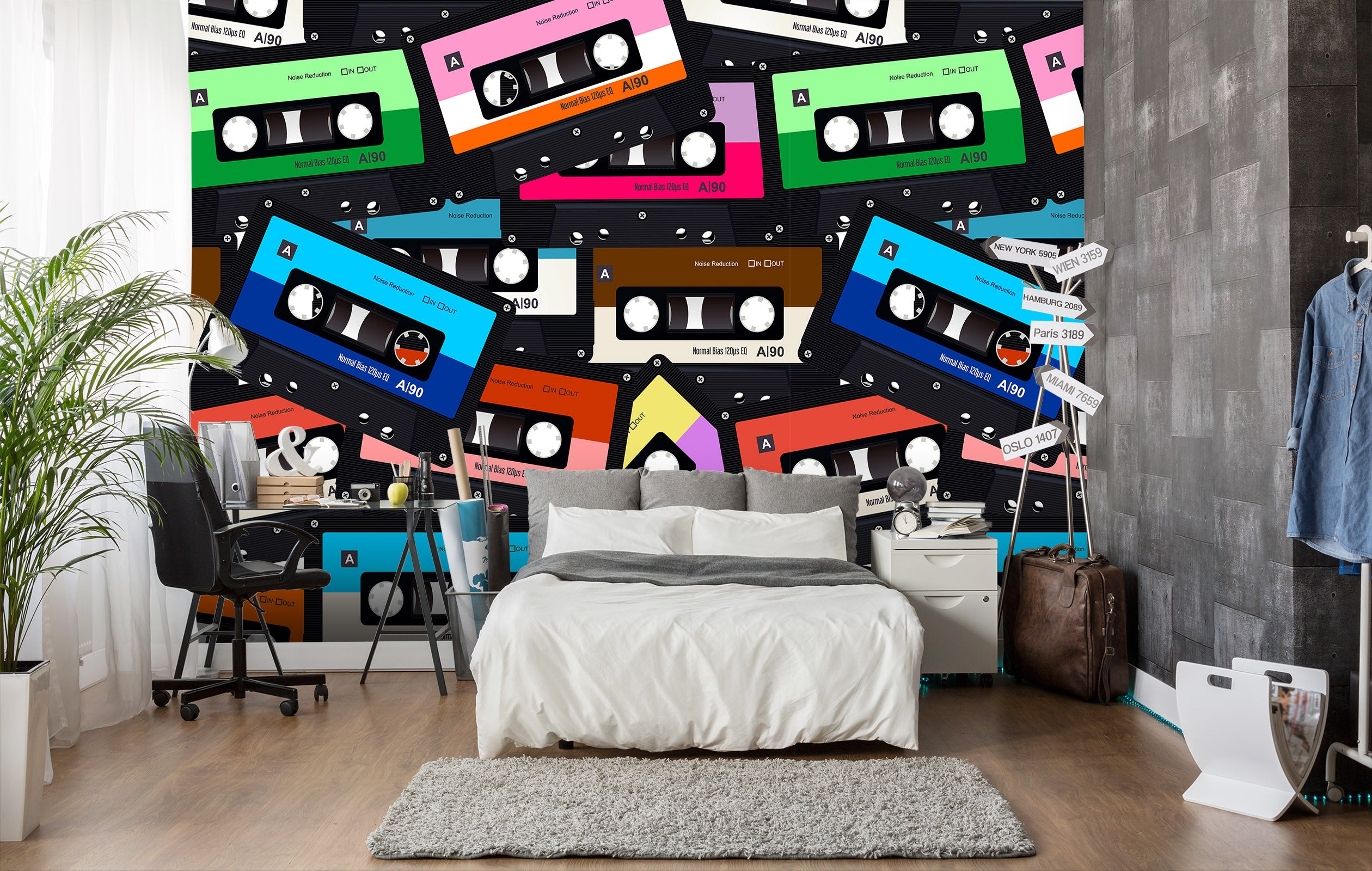 3D Color Tape 108 Wall Murals