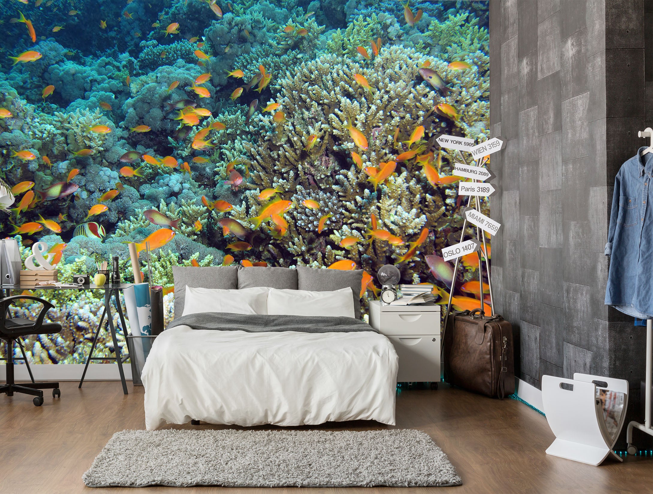 3D Underwater Fish 194 Wall Murals