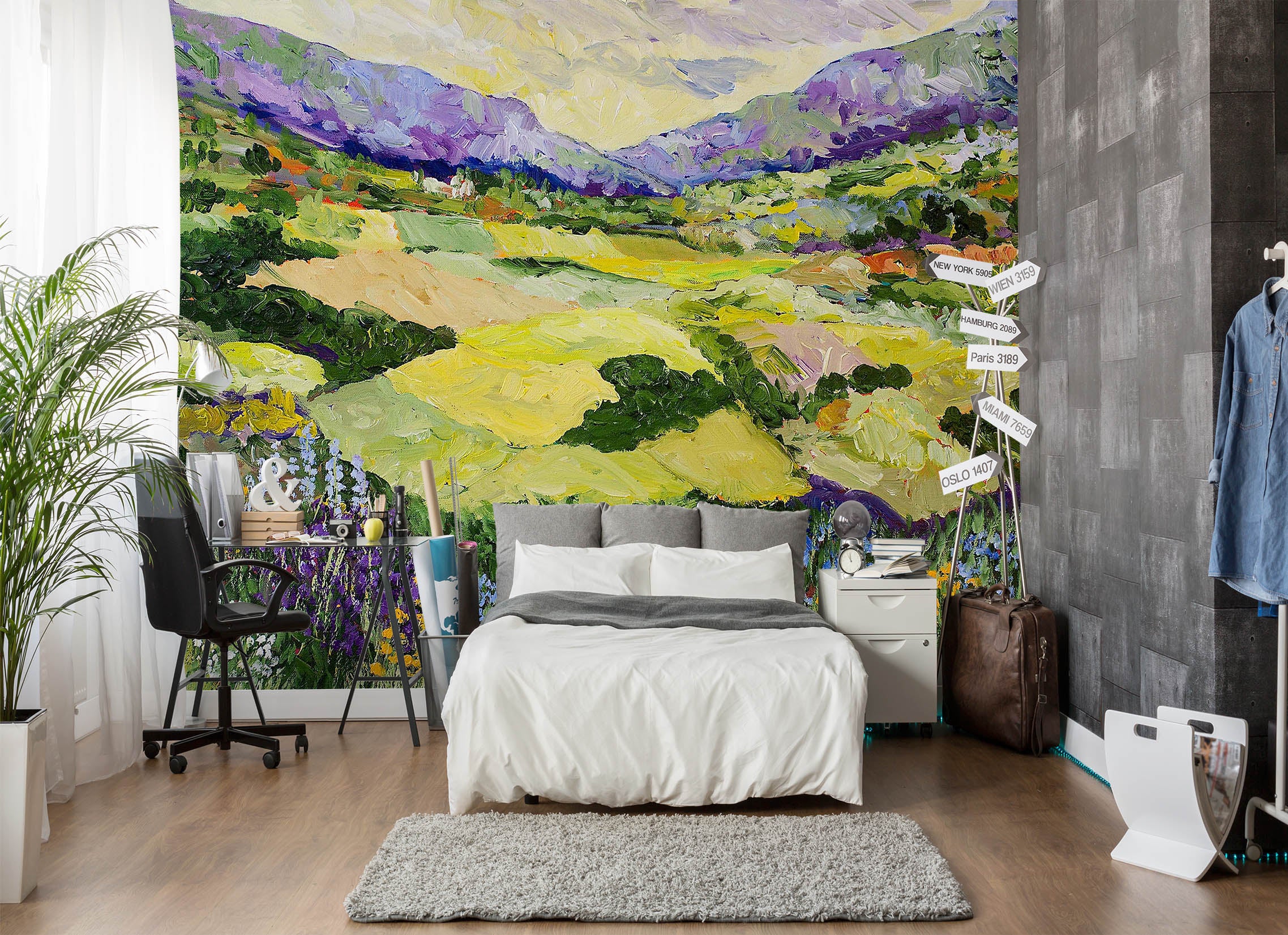 3D Cool Grass 168 Allan P. Friedlander Wall Mural Wall Murals