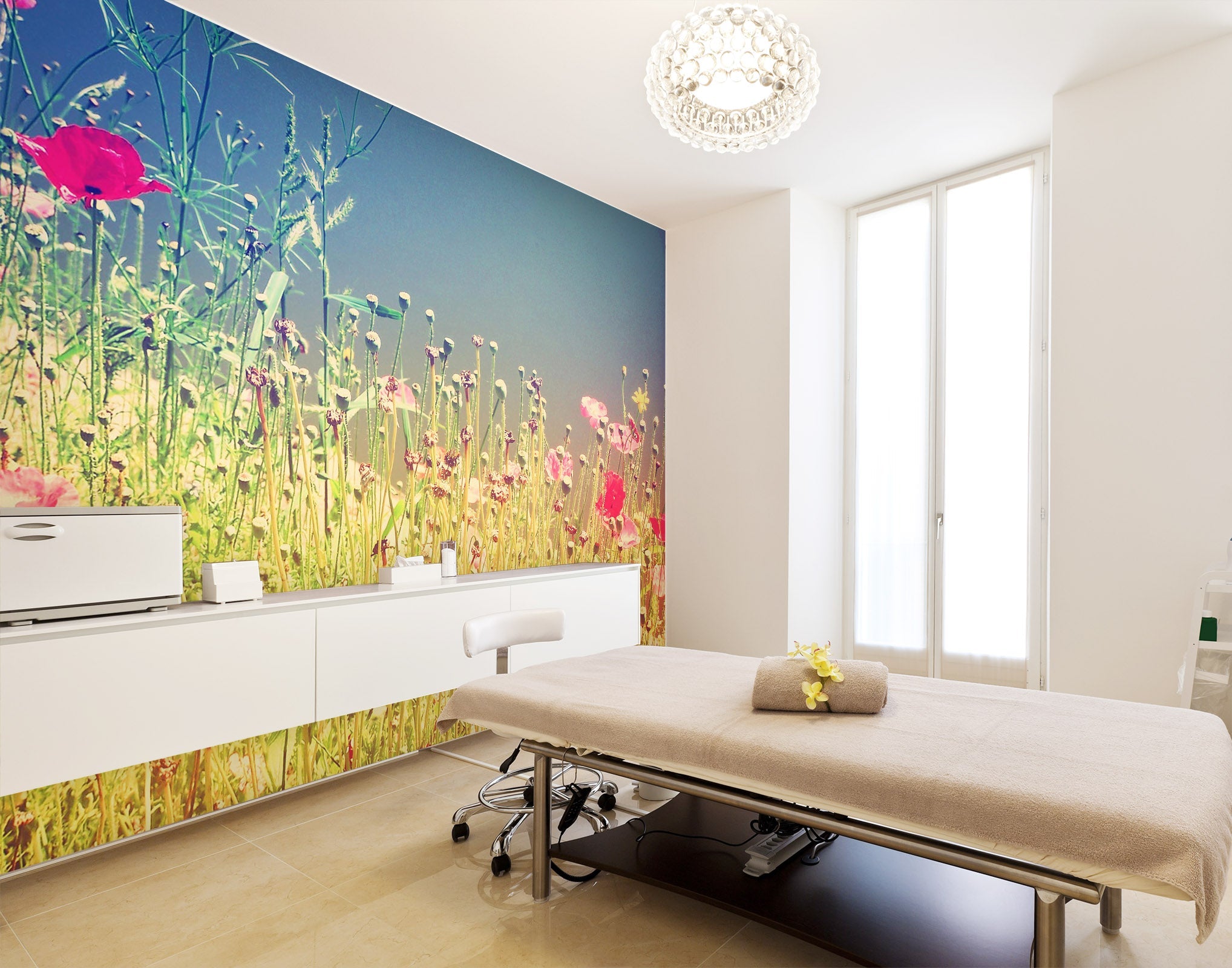 3D Natural Flower 077 Wall Murals Wallpaper AJ Wallpaper 2 