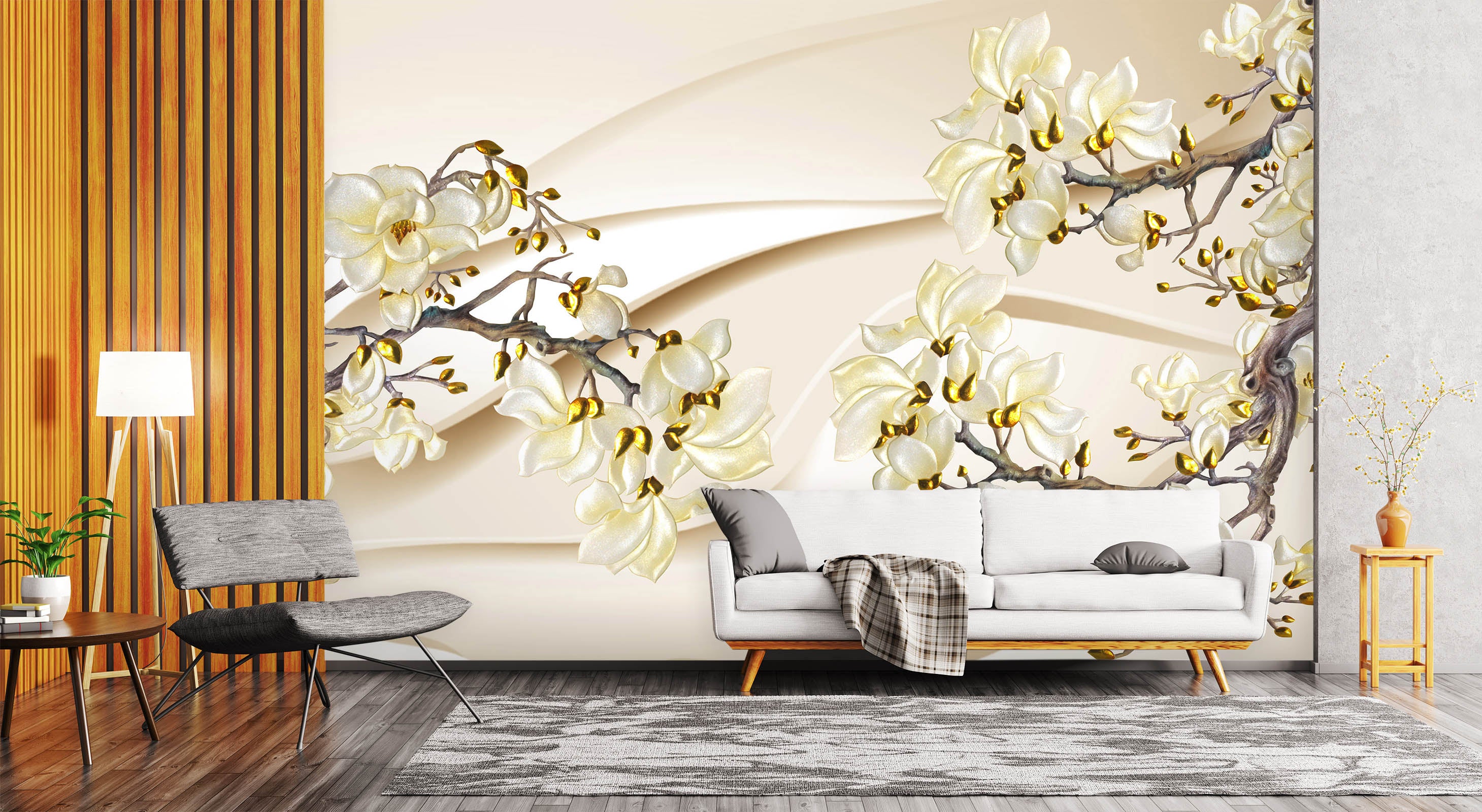 3D Blooming 1602 Wall Murals