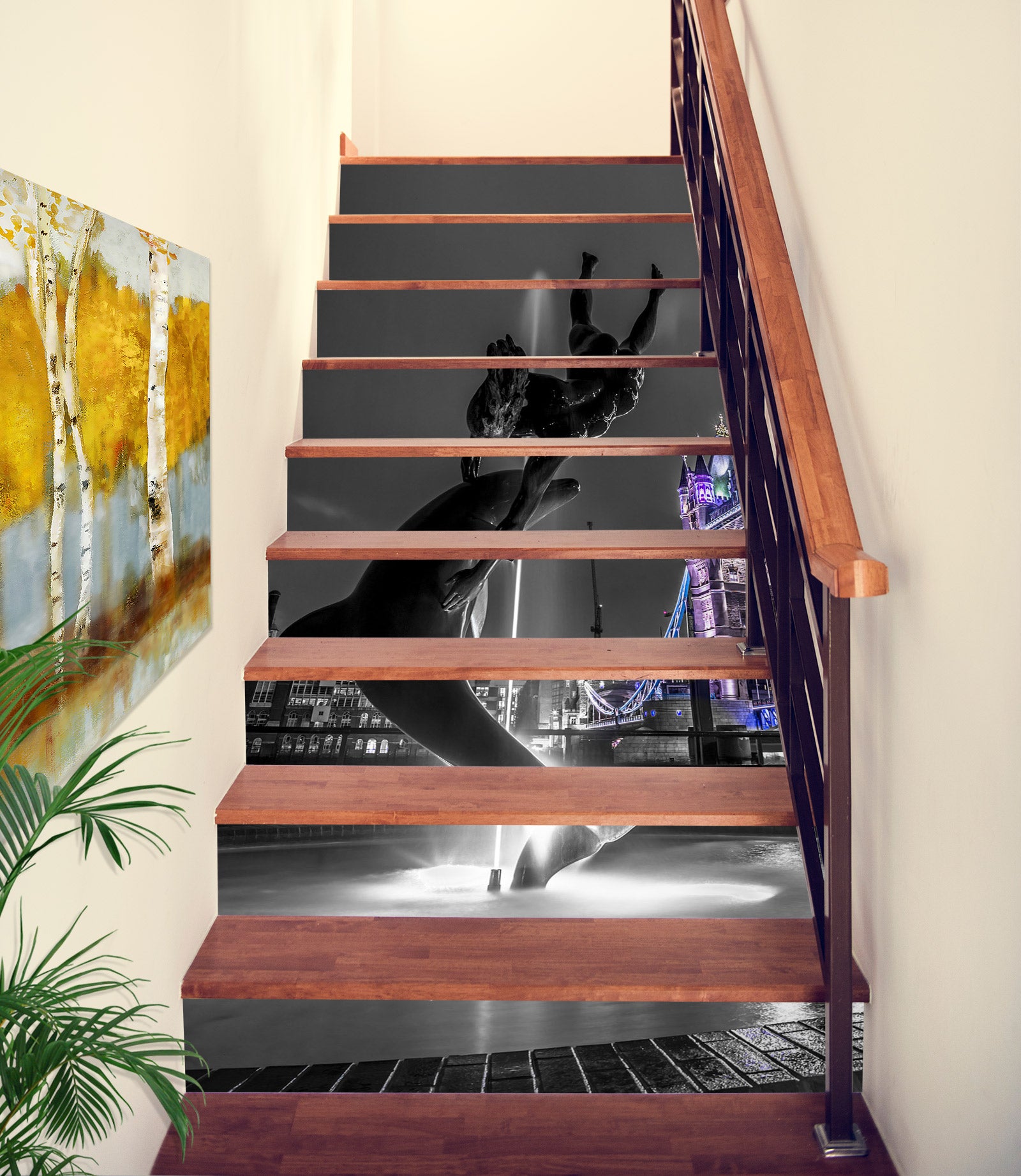 3D Night Statue 10922 Assaf Frank Stair Risers