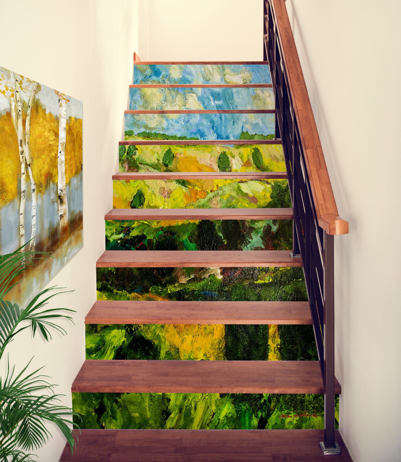 3D Grass Tree 9020 Allan P. Friedlander Stair Risers