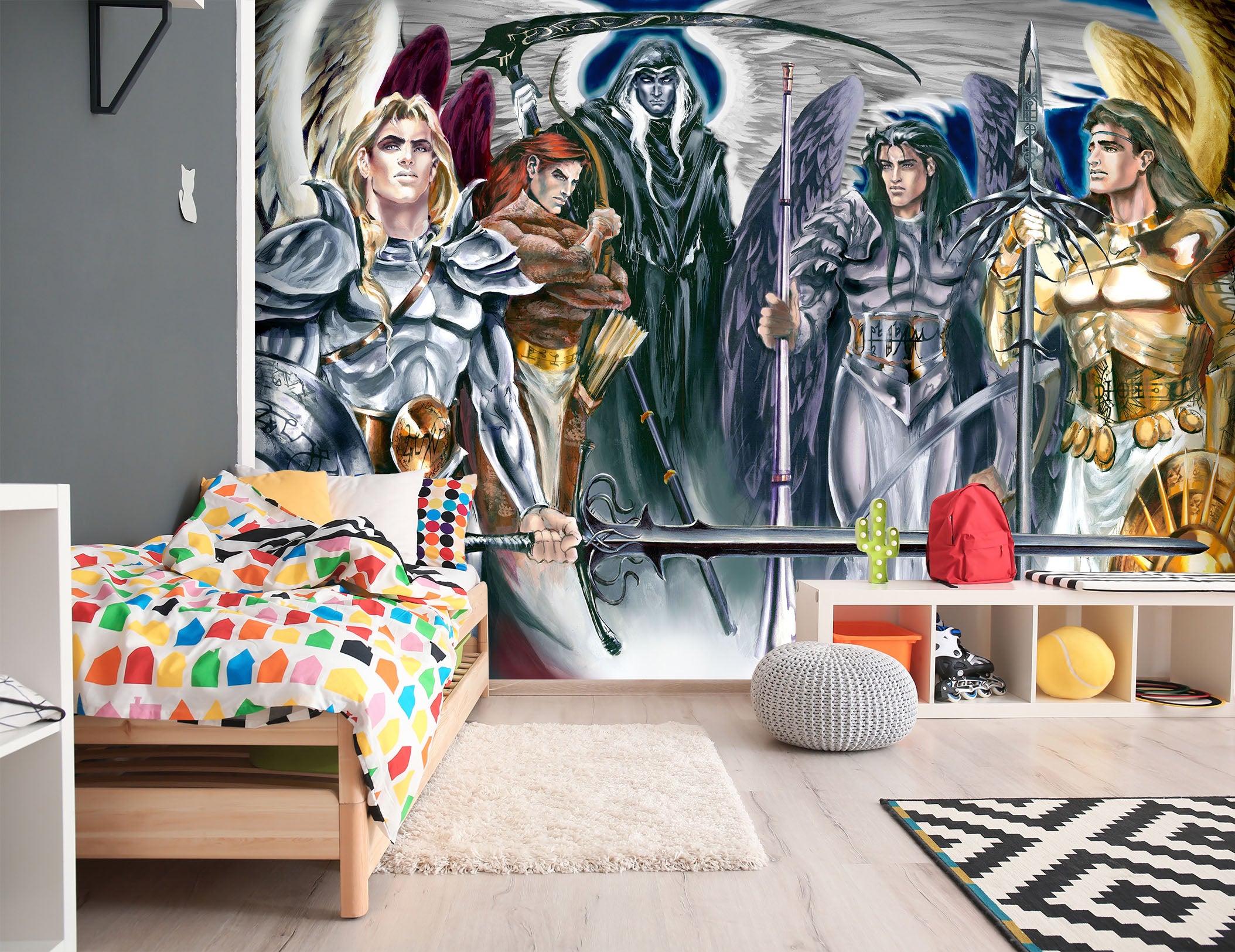 3D Angel Prince 8107 Ruth Thompson Wall Mural Wall Murals