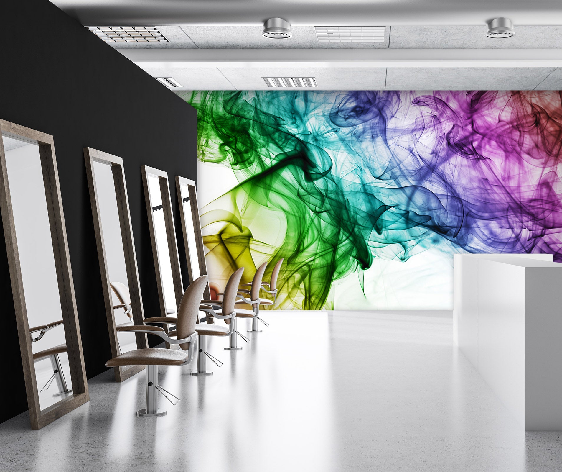 3D Colorful Watercolor 060 Wall Murals