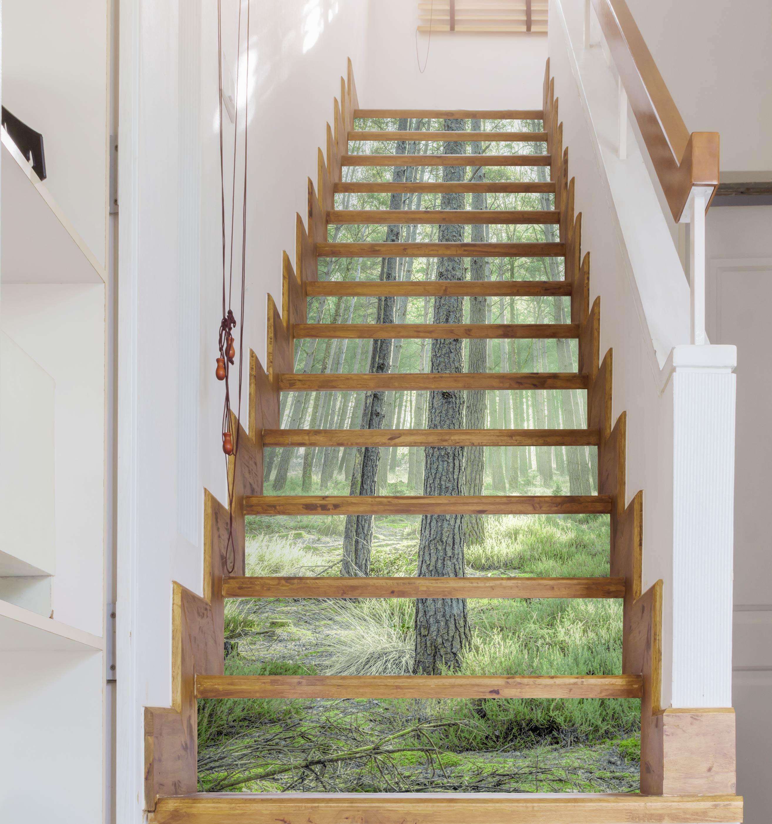 3D Woods Meadow 99138 Assaf Frank Stair Risers