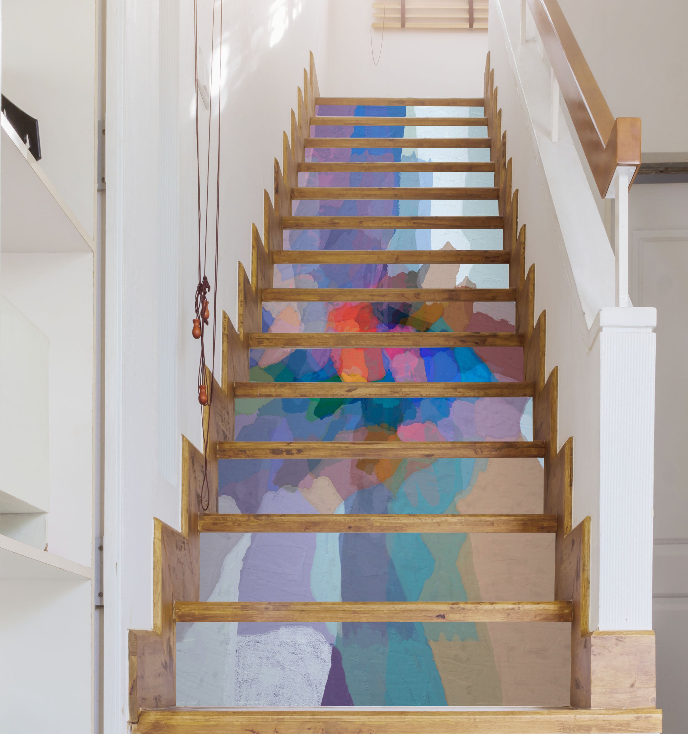 3D Colorful Pattern 104179 Michael Tienhaara Stair Risers