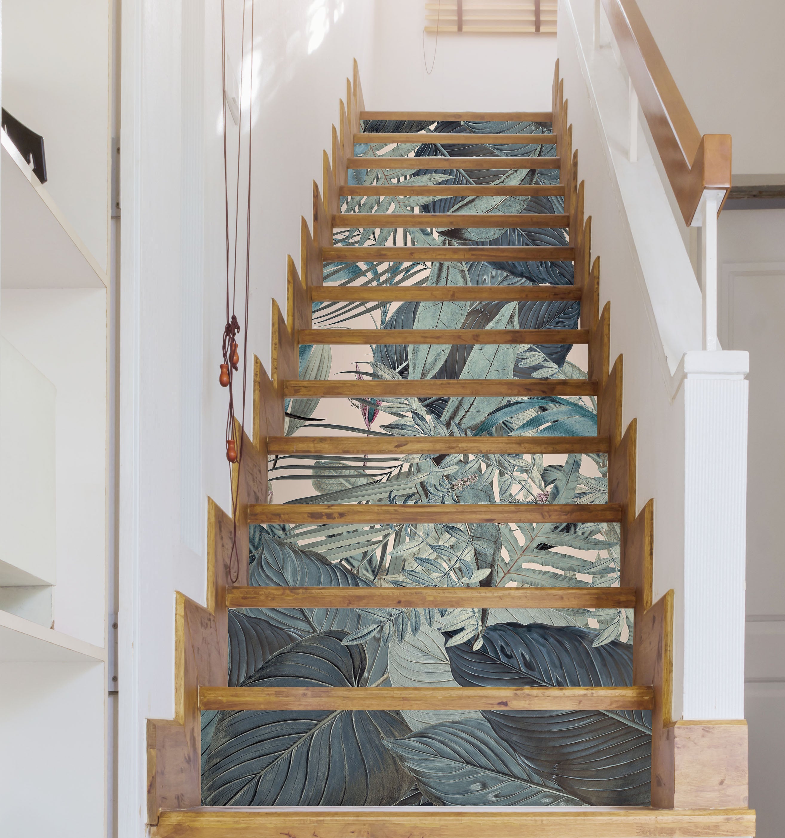 3D Leaves Jungle 109187 Andrea Haase Stair Risers