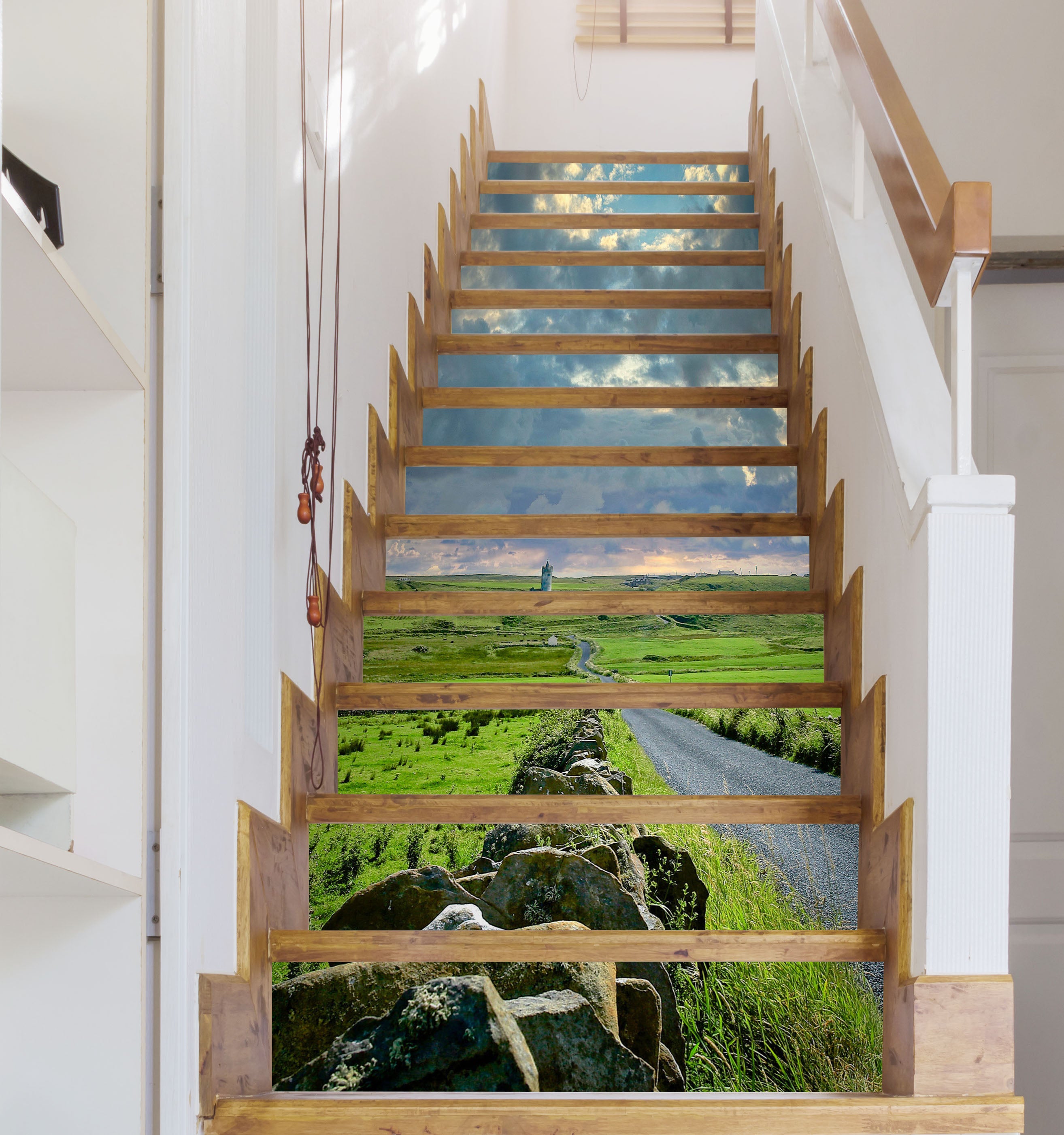 3D Grassland Highway 94124 Kathy Barefield Stair Risers