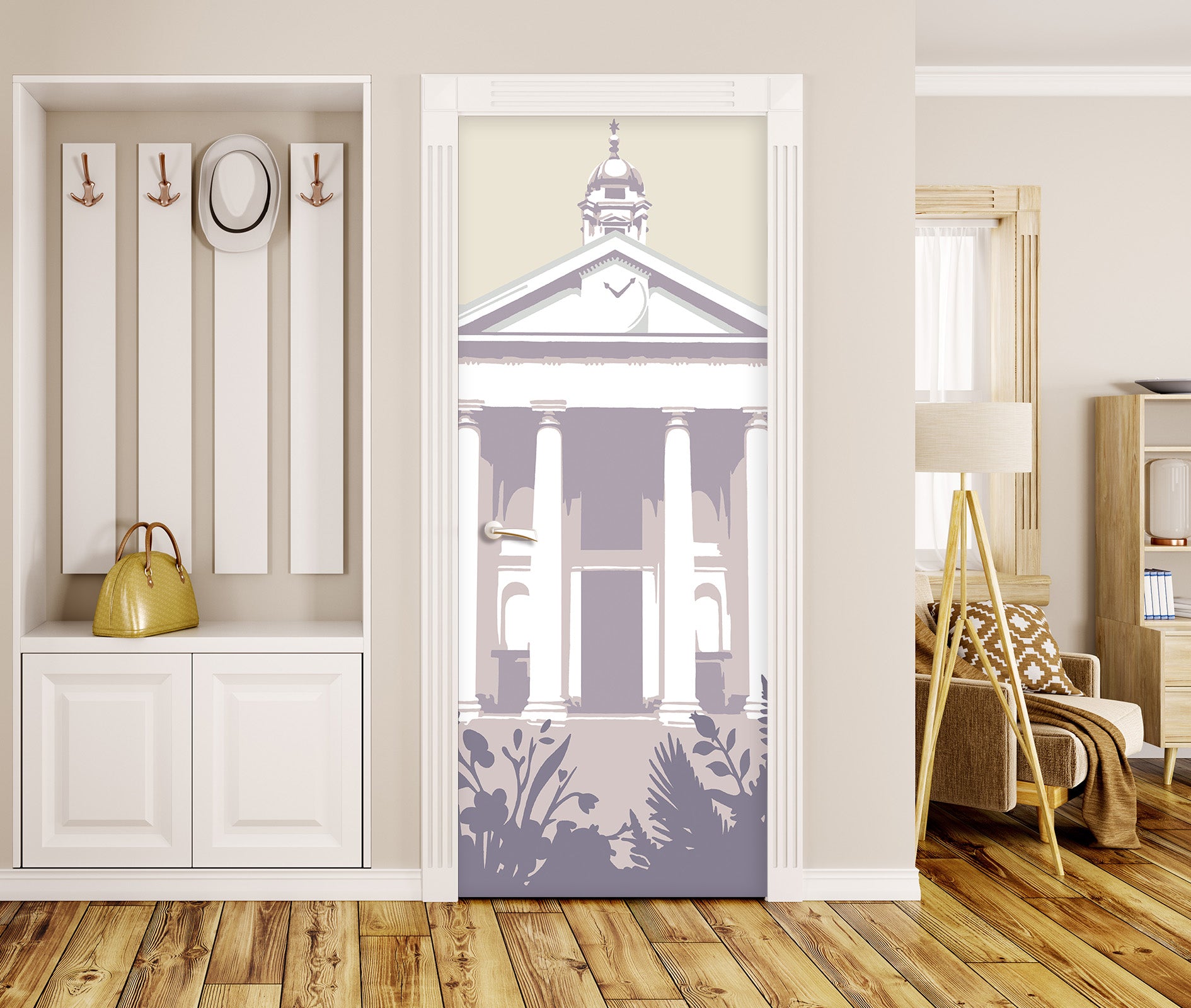 3D Building Gate 9226 Steve Read Door Mural