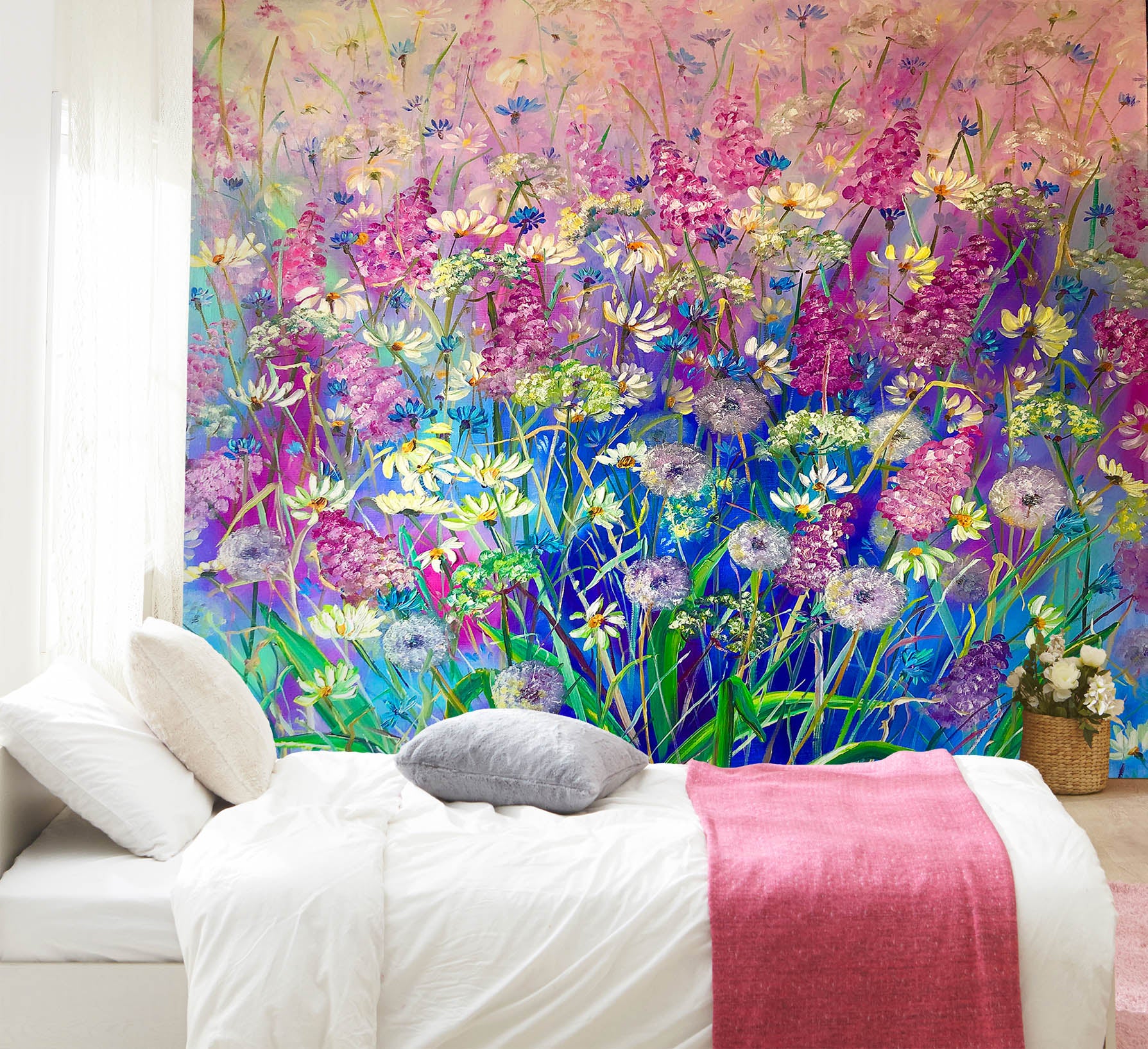 3D Colorful Garden 224 Skromova Marina Wall Mural Wall Murals