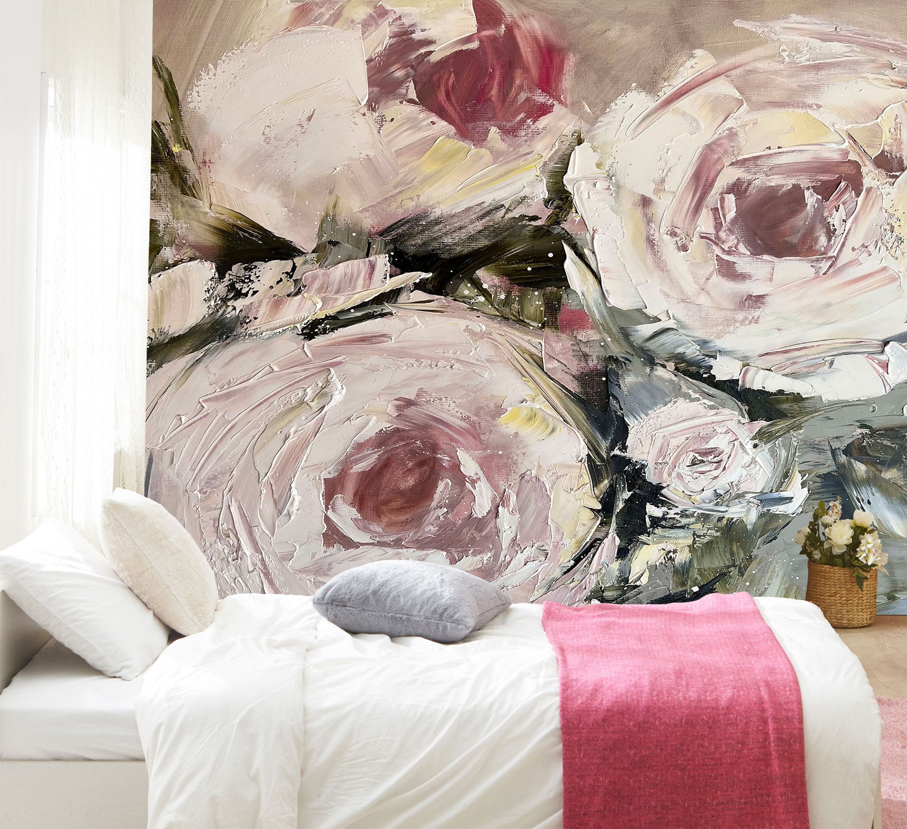 3D Pigment Rose 121 Skromova Marina Wall Mural Wall Murals