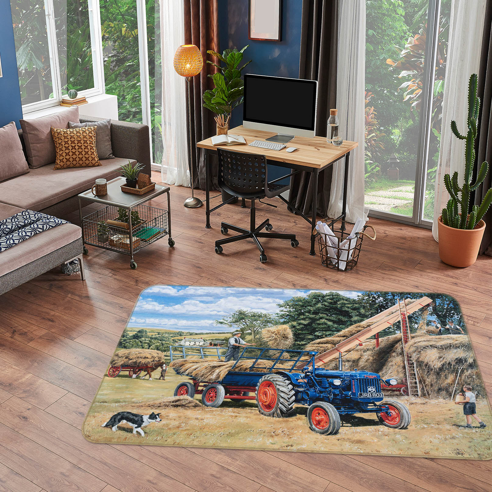 3D Pickup Trucks 1060 Trevor Mitchell Rug Non Slip Rug Mat