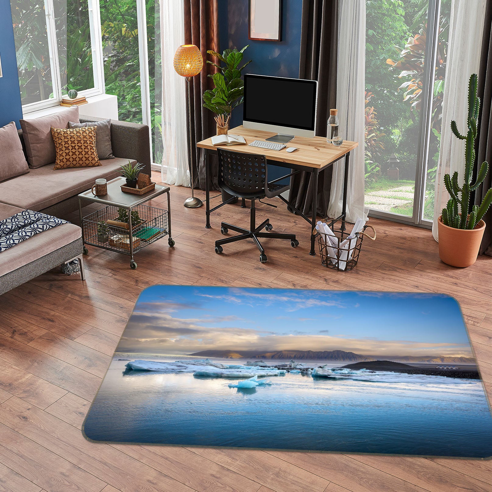 3D Blue Sea 1123 Marco Carmassi Rug Non Slip Rug Mat