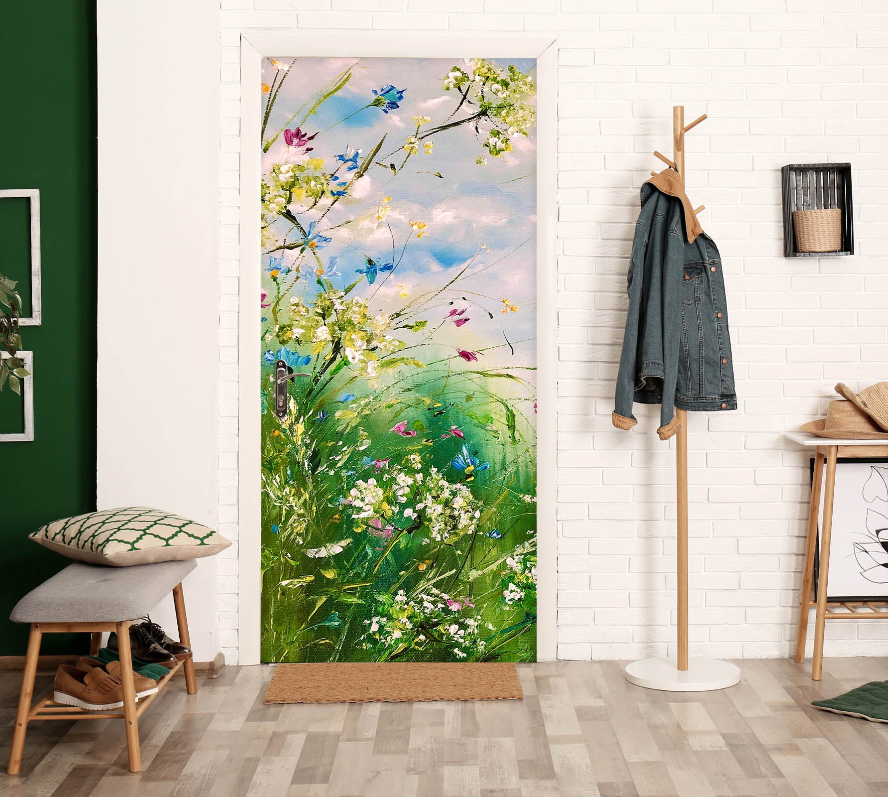 3D Wildflower 3249 Skromova Marina Door Mural