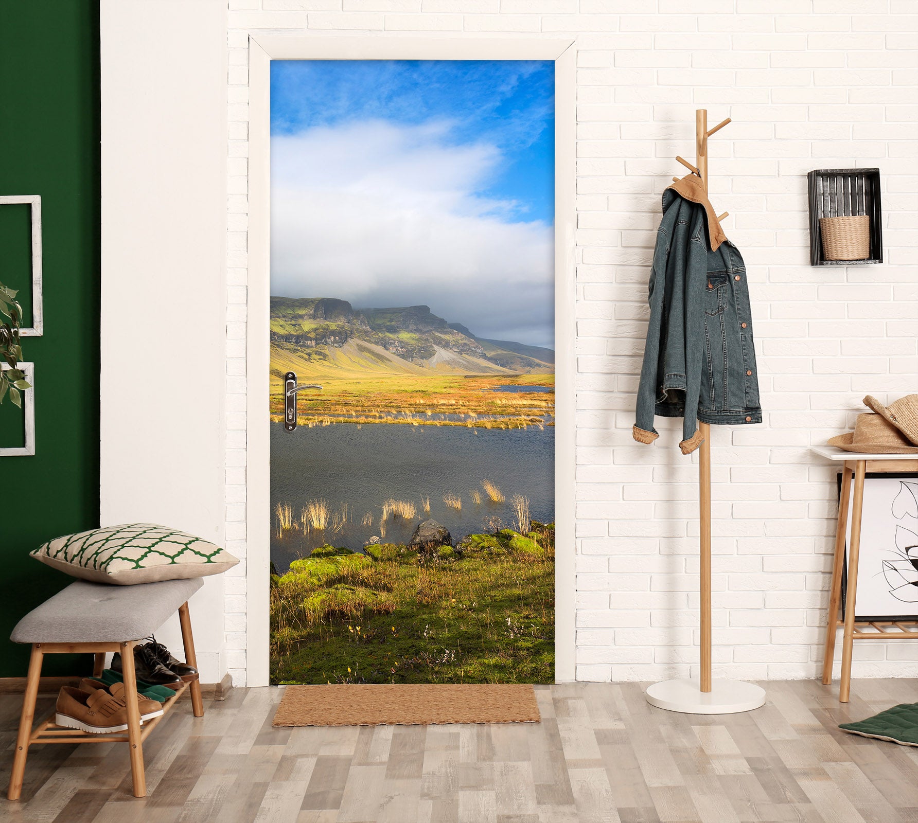 3D Riverside Mountains 11533 Marco Carmassi Door Mural