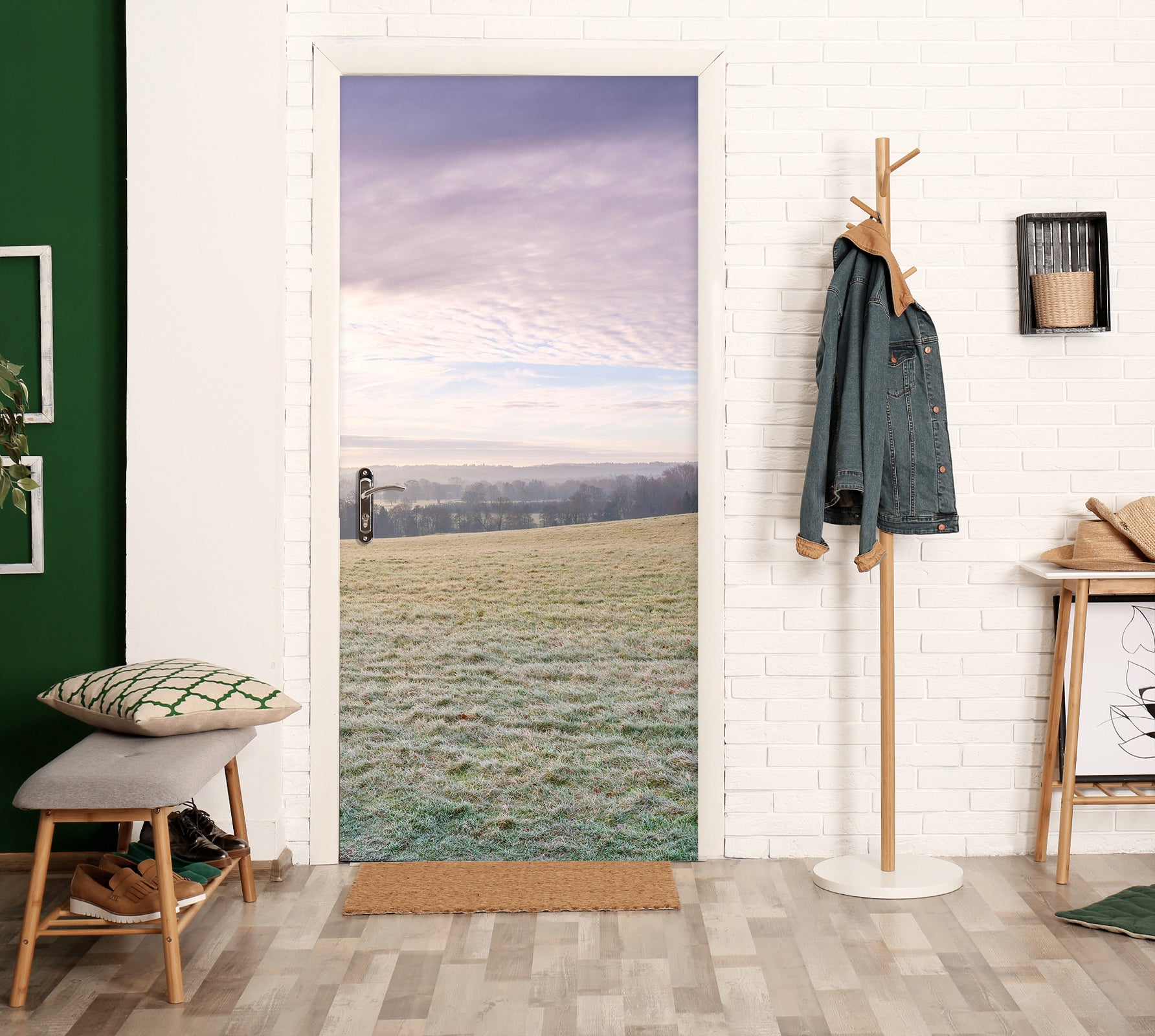 3D Lawn 10252 Assaf Frank Door Mural