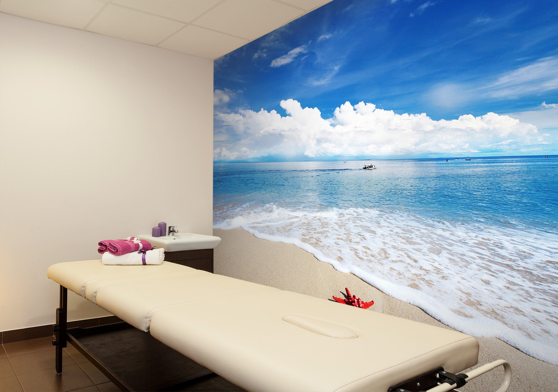 3D Beach Starfish 378 Wall Murals