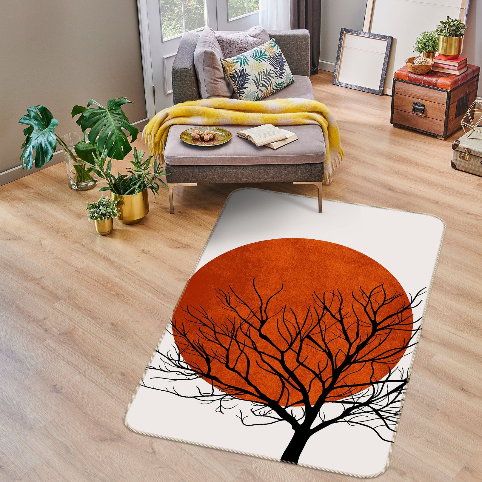 3D Warm Winter 1026 Boris Draschoff Rug Non Slip Rug Mat