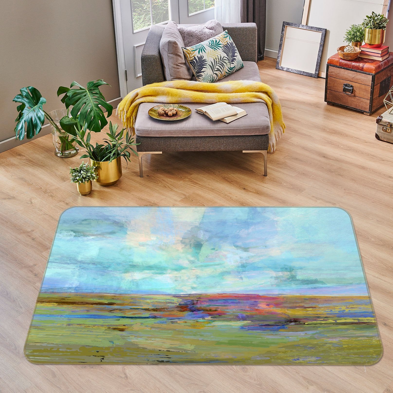 3D Beautiful Steppe 1017 Michael Tienhaara Rug Non Slip Rug Mat Mat AJ Creativity Home 